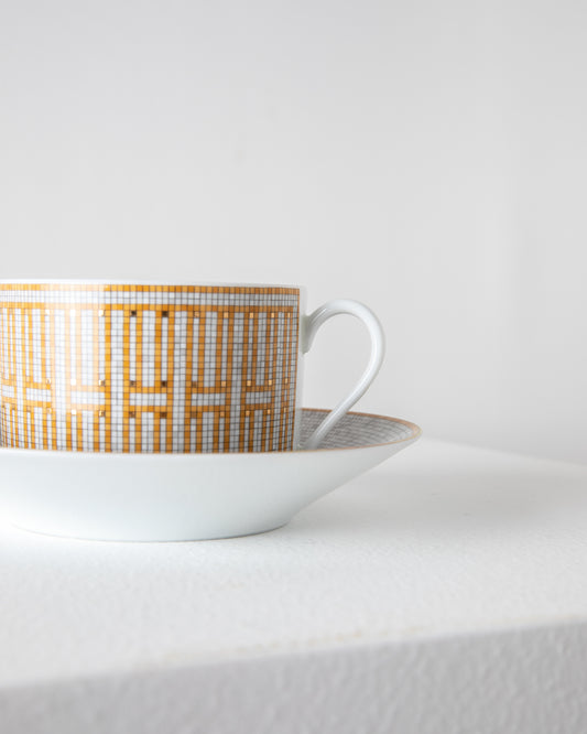 Mosaique au 24 Gold Breakfast Cup & Saucer