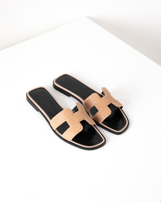 Oran Sandal in Pink Swarovski