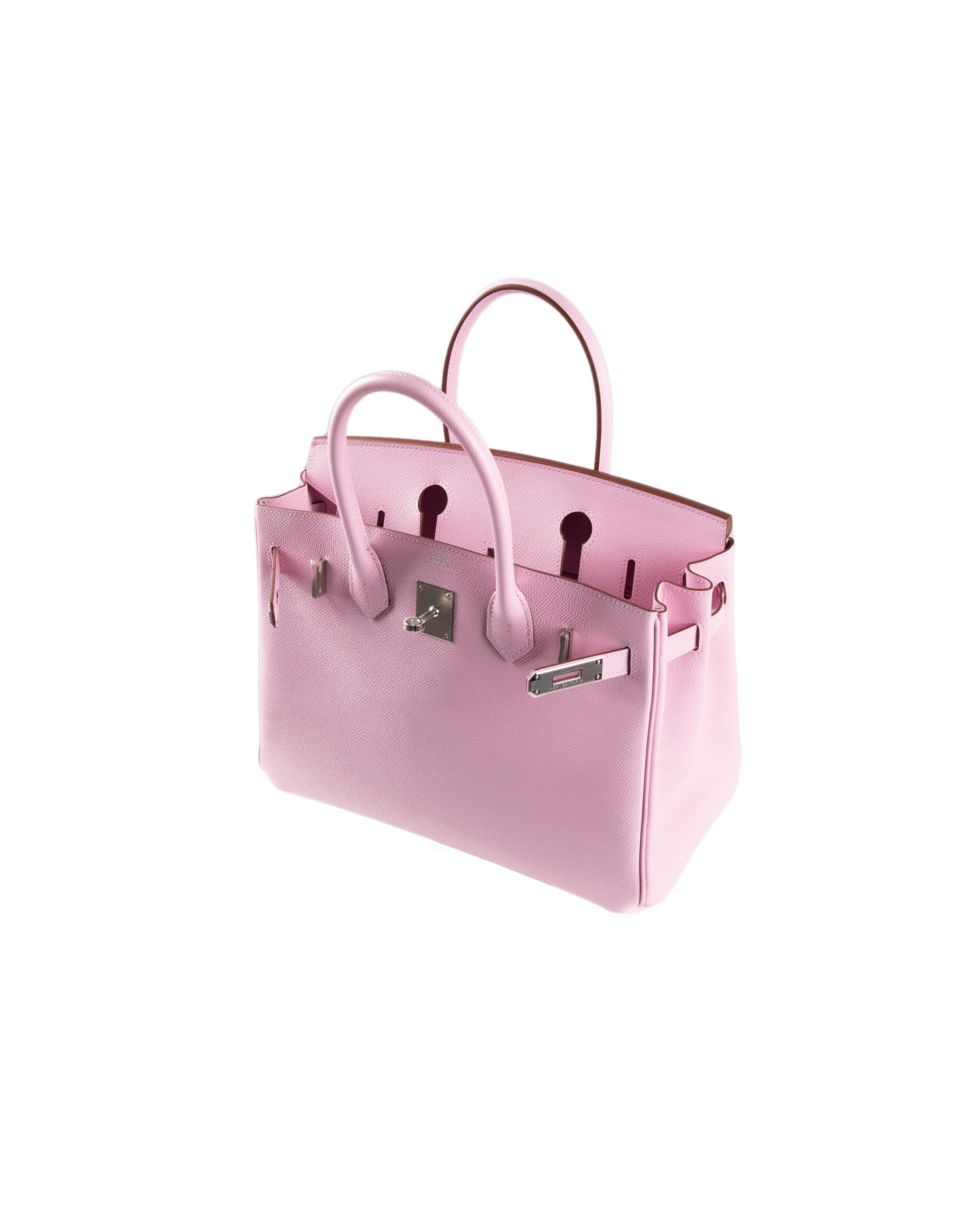 Birkin 30 Mauve Sylvestre in Epsom Leather with Palladium Hardware