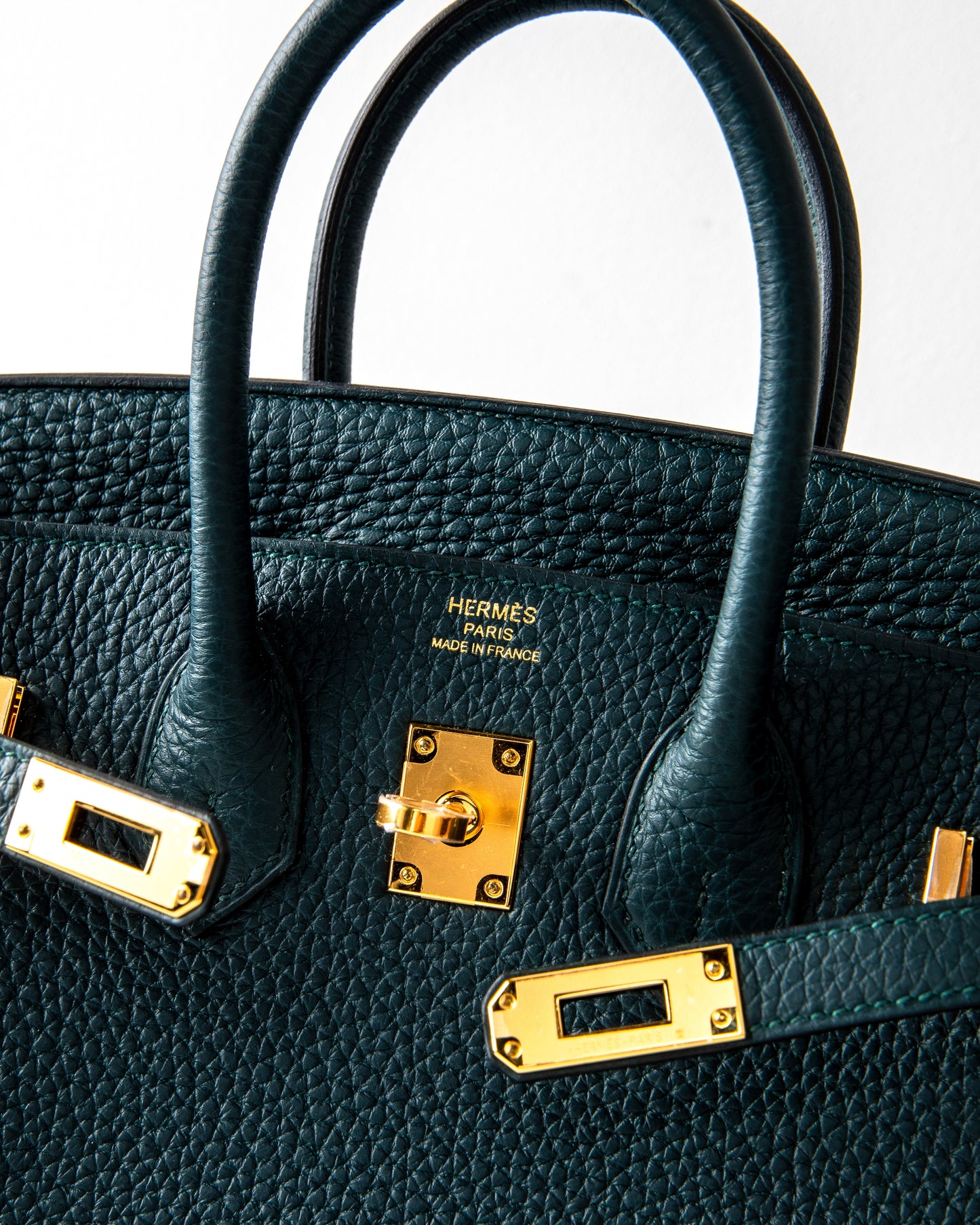Birkin 25 Vert Cypress Togo with Gold Hardware