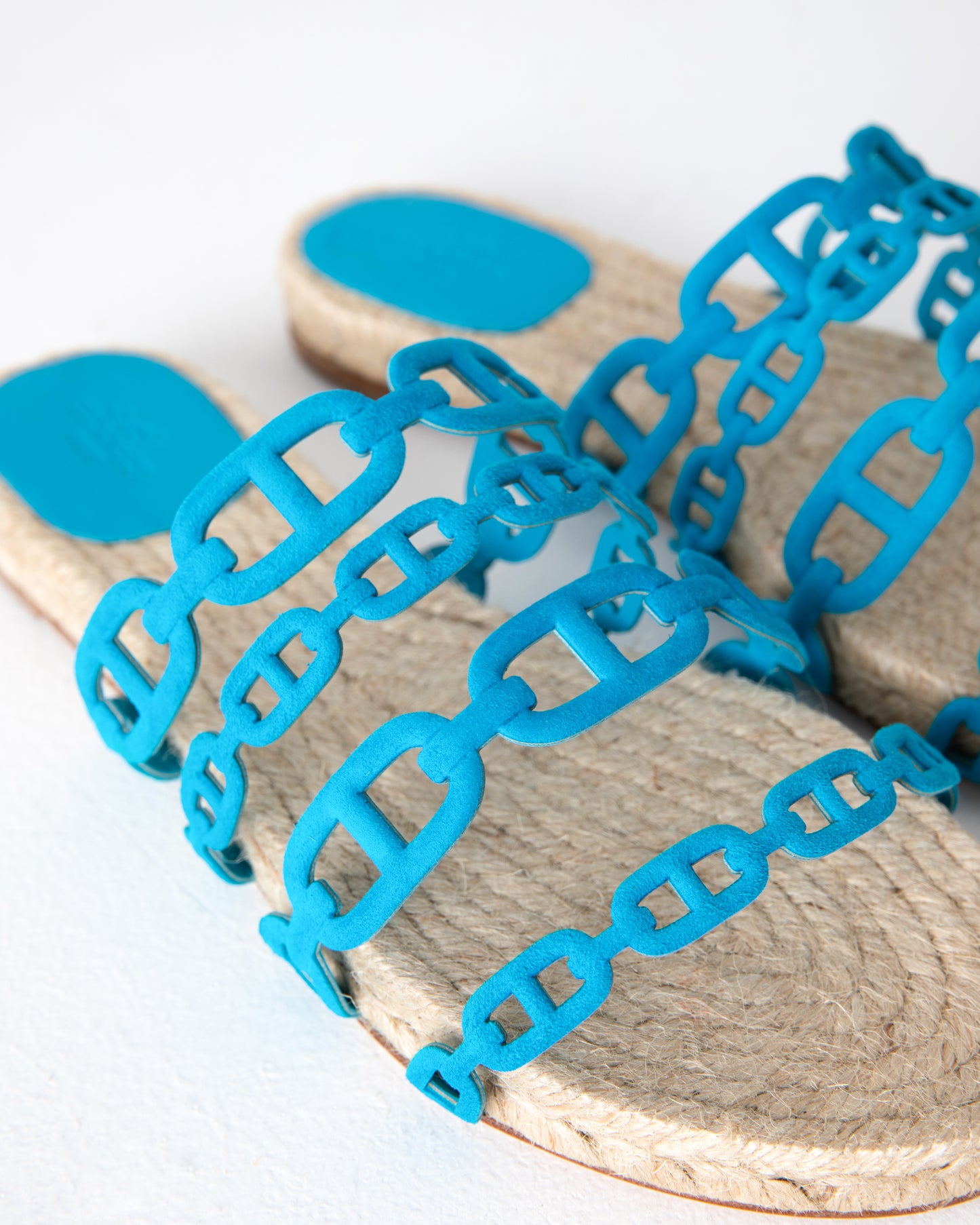 Suede Goatskin Ancone Espadrille Sandals