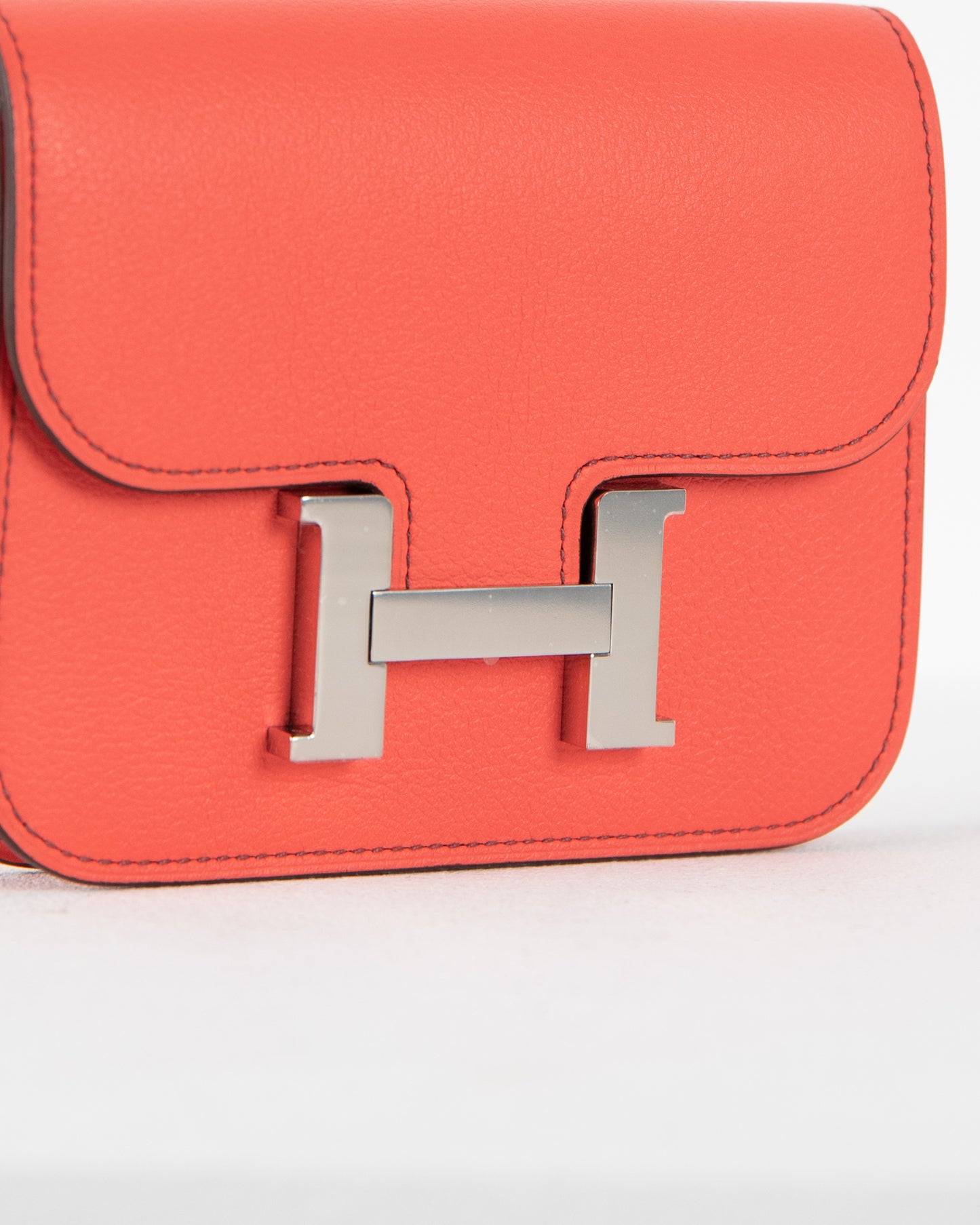 Constance Slim Compact Rose Texas / Sienne with Palladium Hardware
