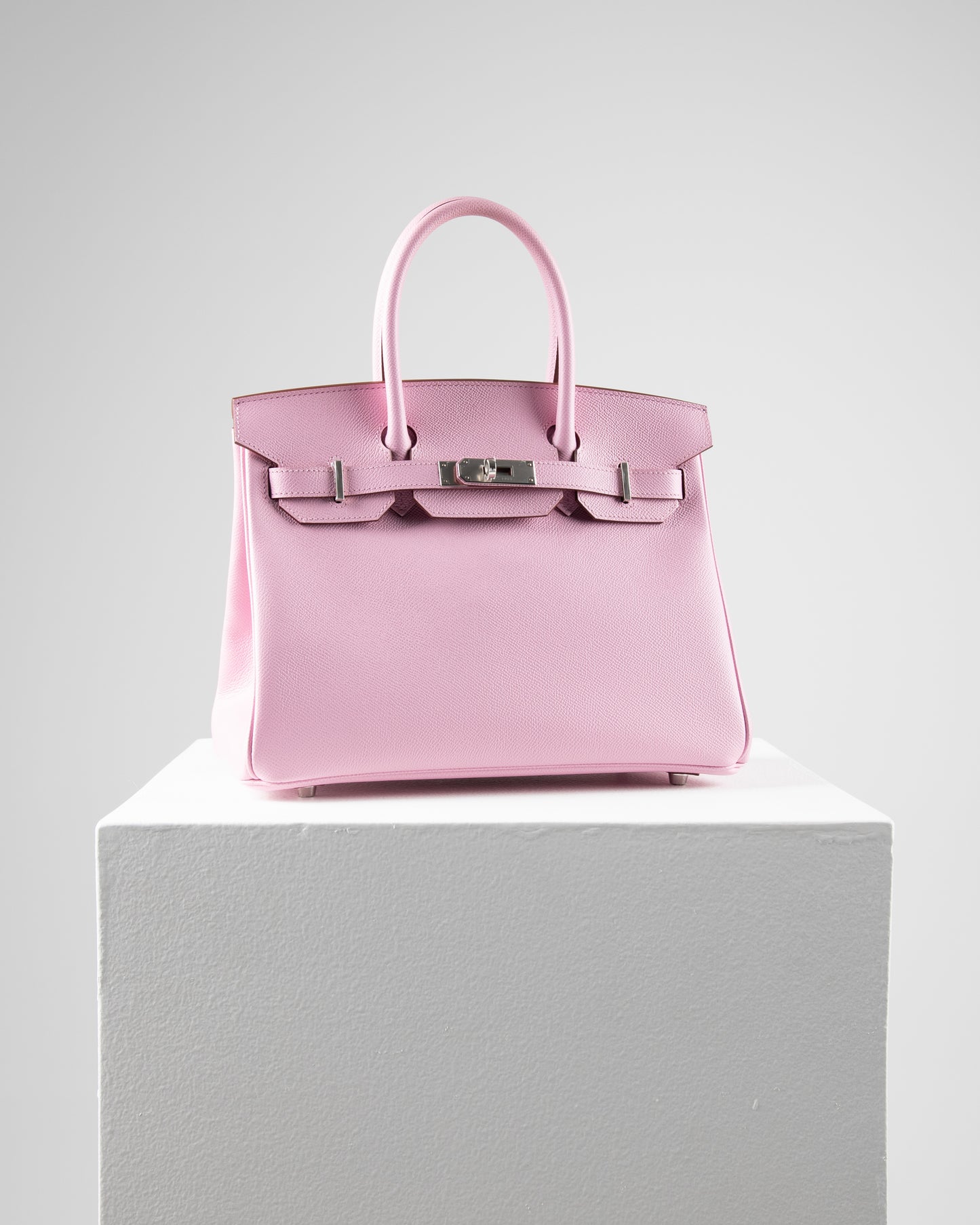 Birkin 30 Mauve Sylvestre in Epsom Leather with Palladium Hardware