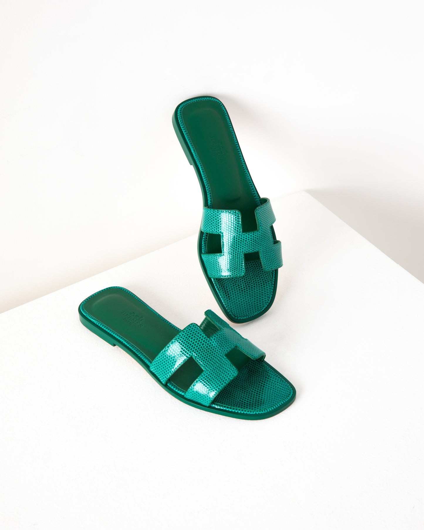 Oran Sandal Green Lizard