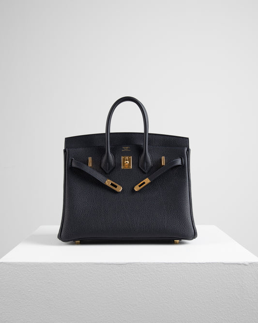 Birkin 25 Caban in Togo Leather with Gold Hardware
