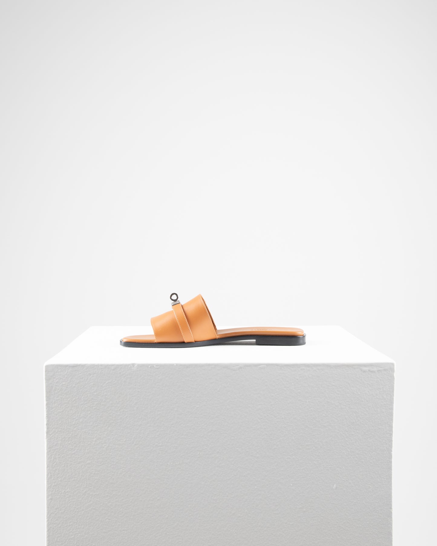 Gabriel Sandal in Gold with Palladium Hardware