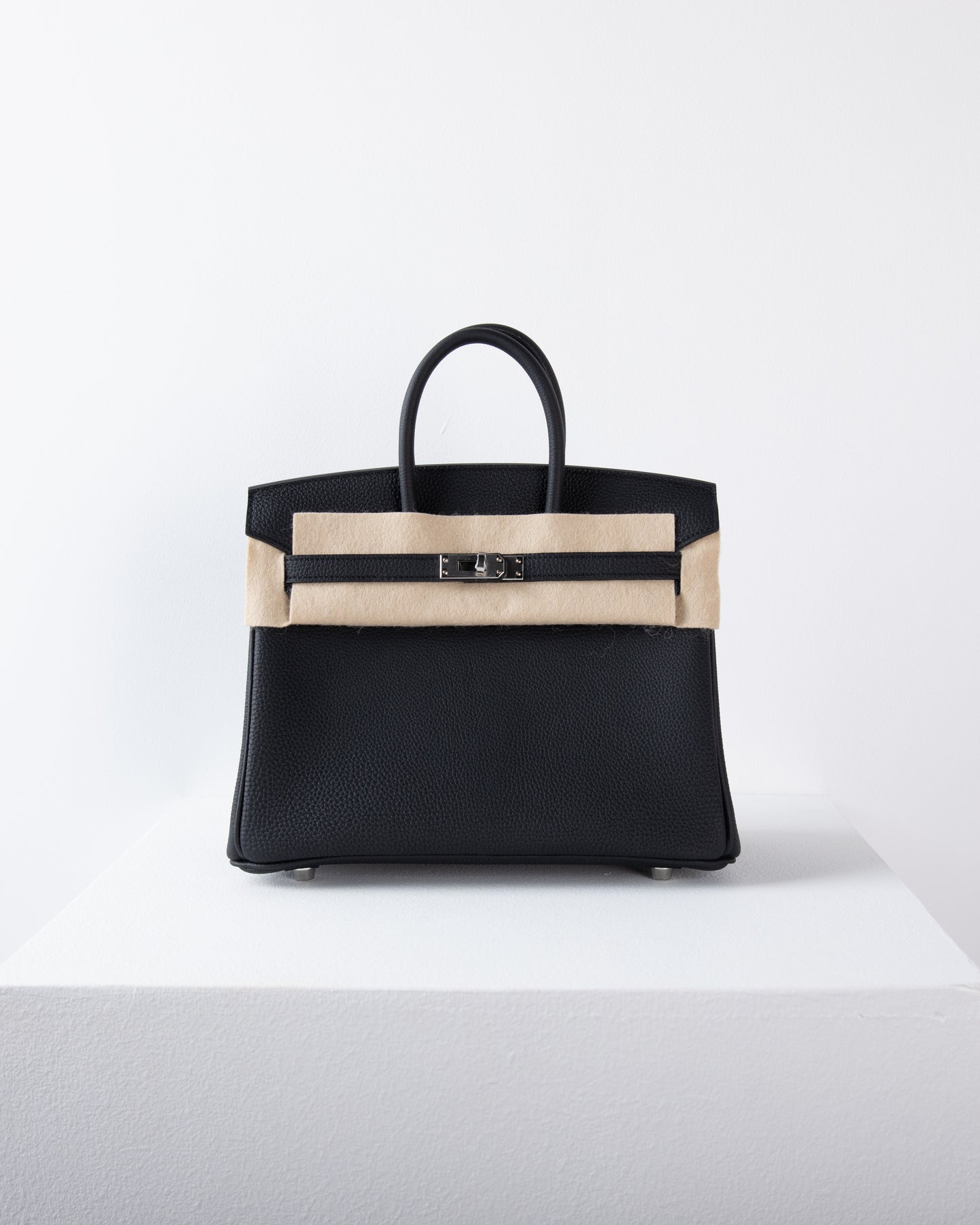 Birkin 25 in Black Togo Leather with Palladium Hardware