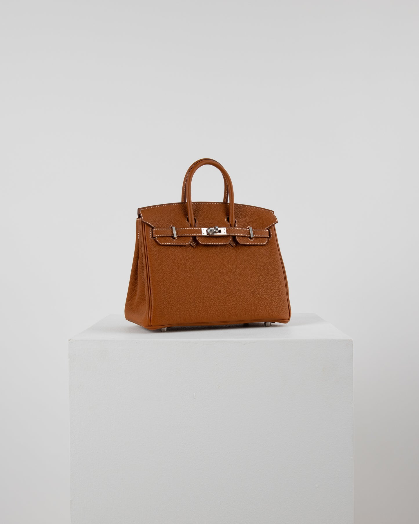 Birkin 25 Gold in Togo Leather with Palladium Hardware