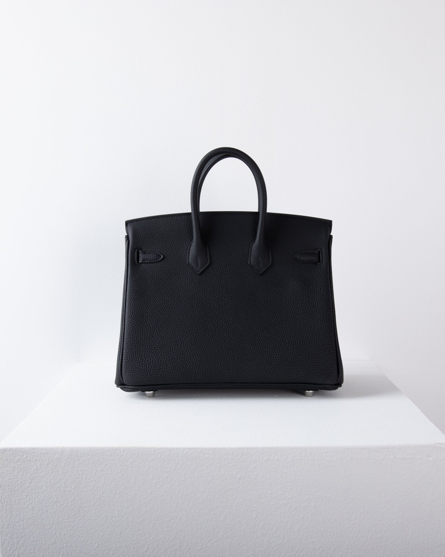 Birkin 25 in Black Togo Leather with Palladium Hardware