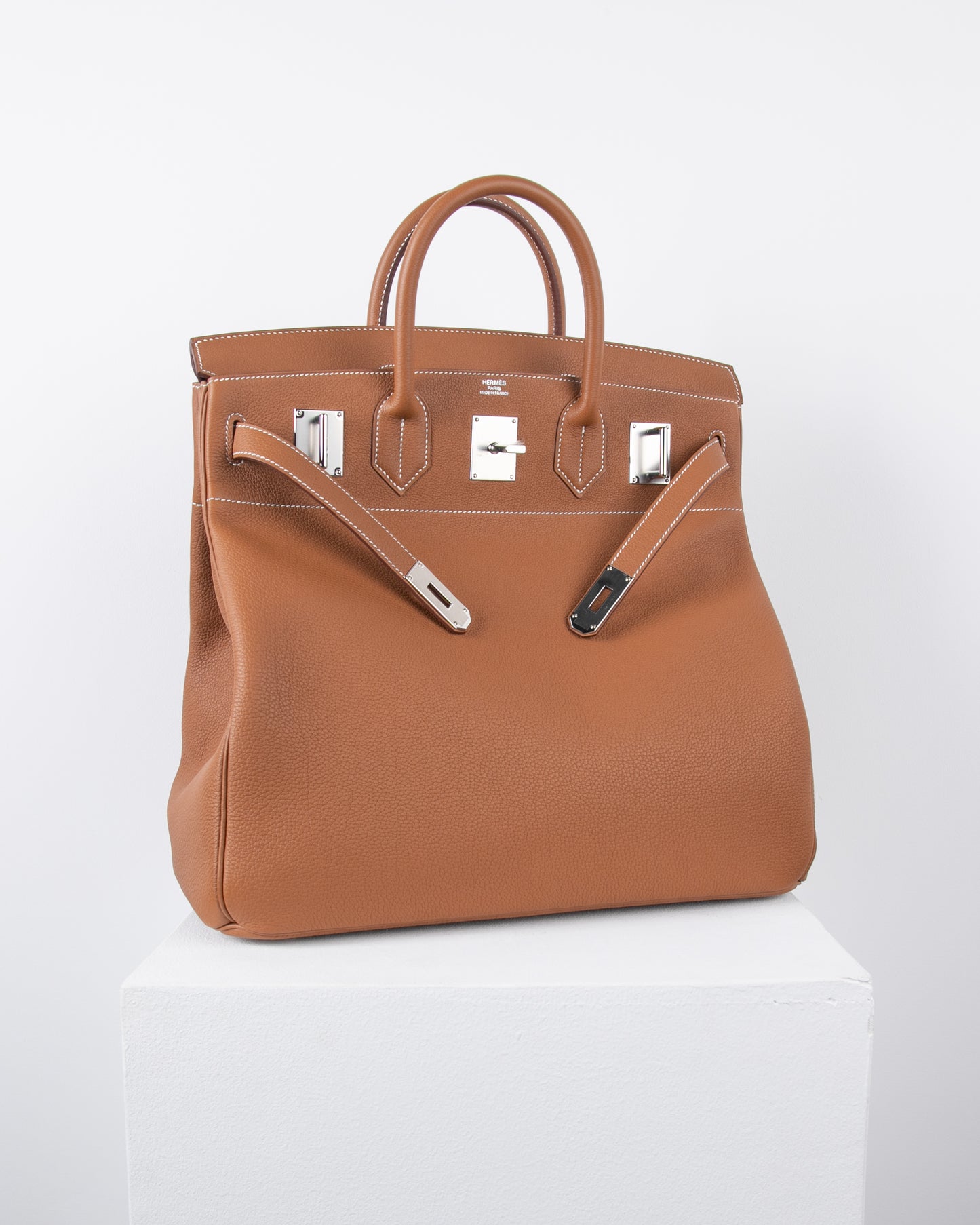 HAC Birkin 40 in Gold Togo with Palladium Hardware