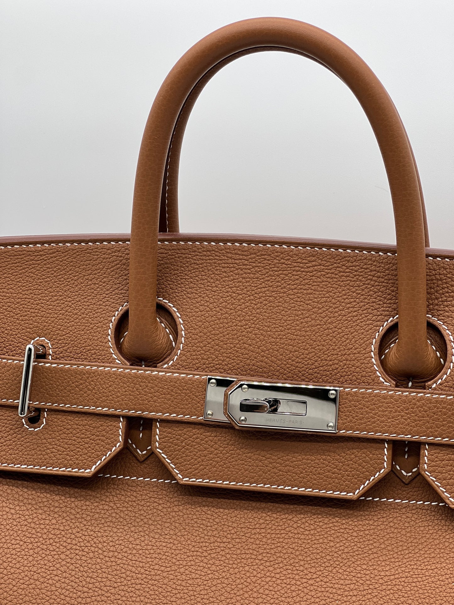 HAC Birkin 40 in Gold Togo with Palladium Hardware