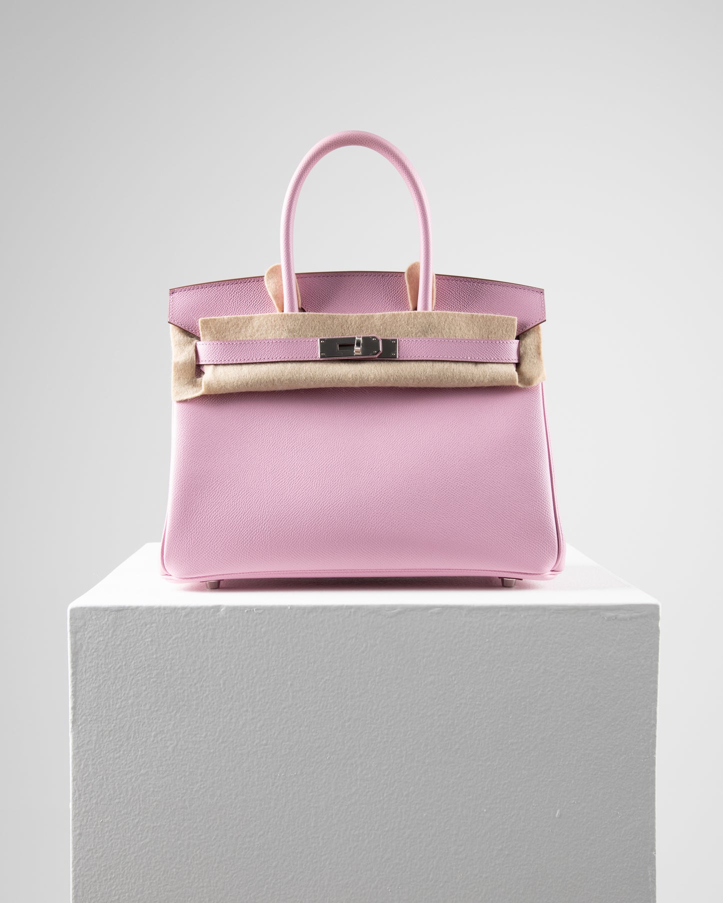 Birkin 30 Mauve Sylvestre in Epsom Leather with Palladium Hardware