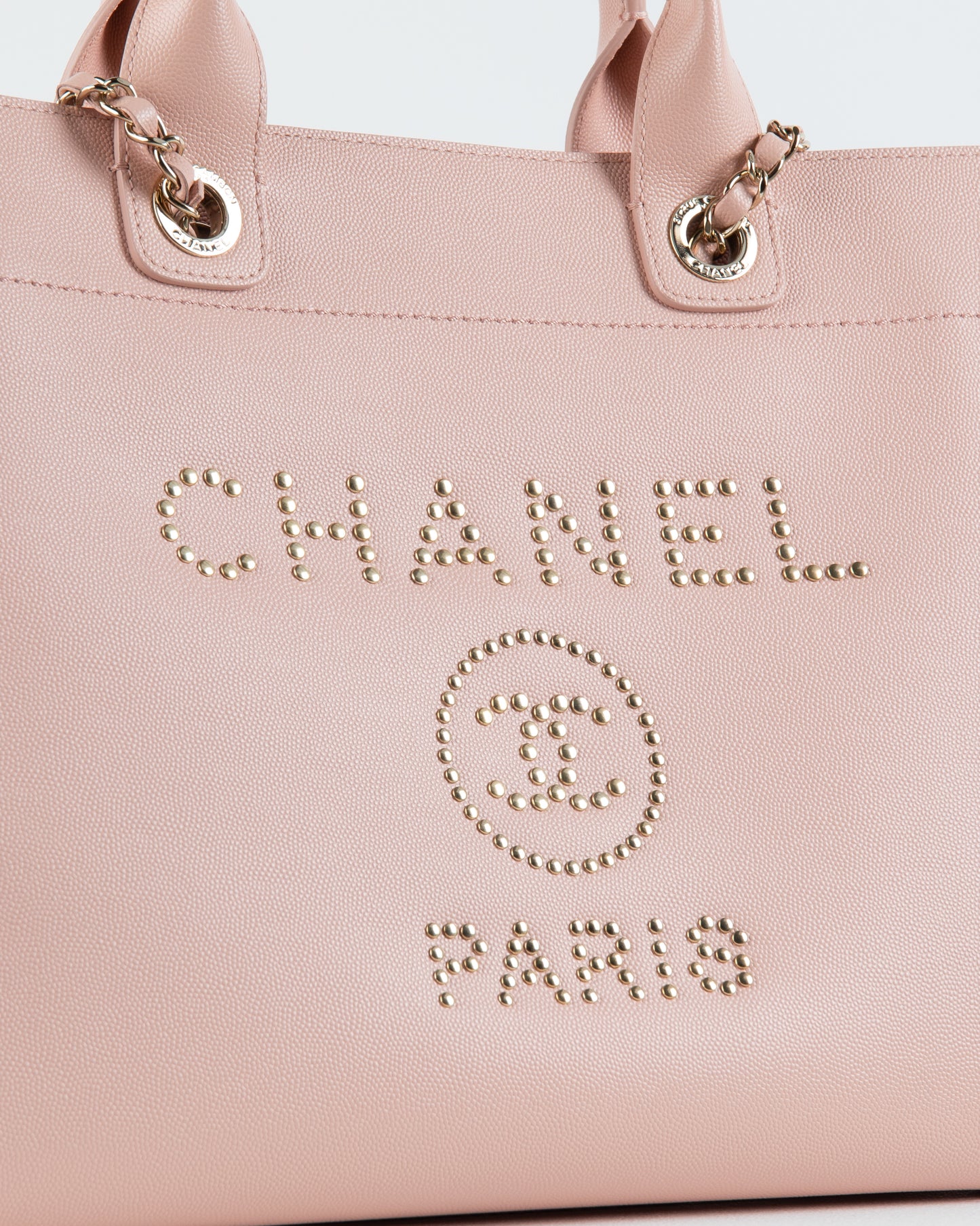 Chanel Deauville Large Pink Tote Bag