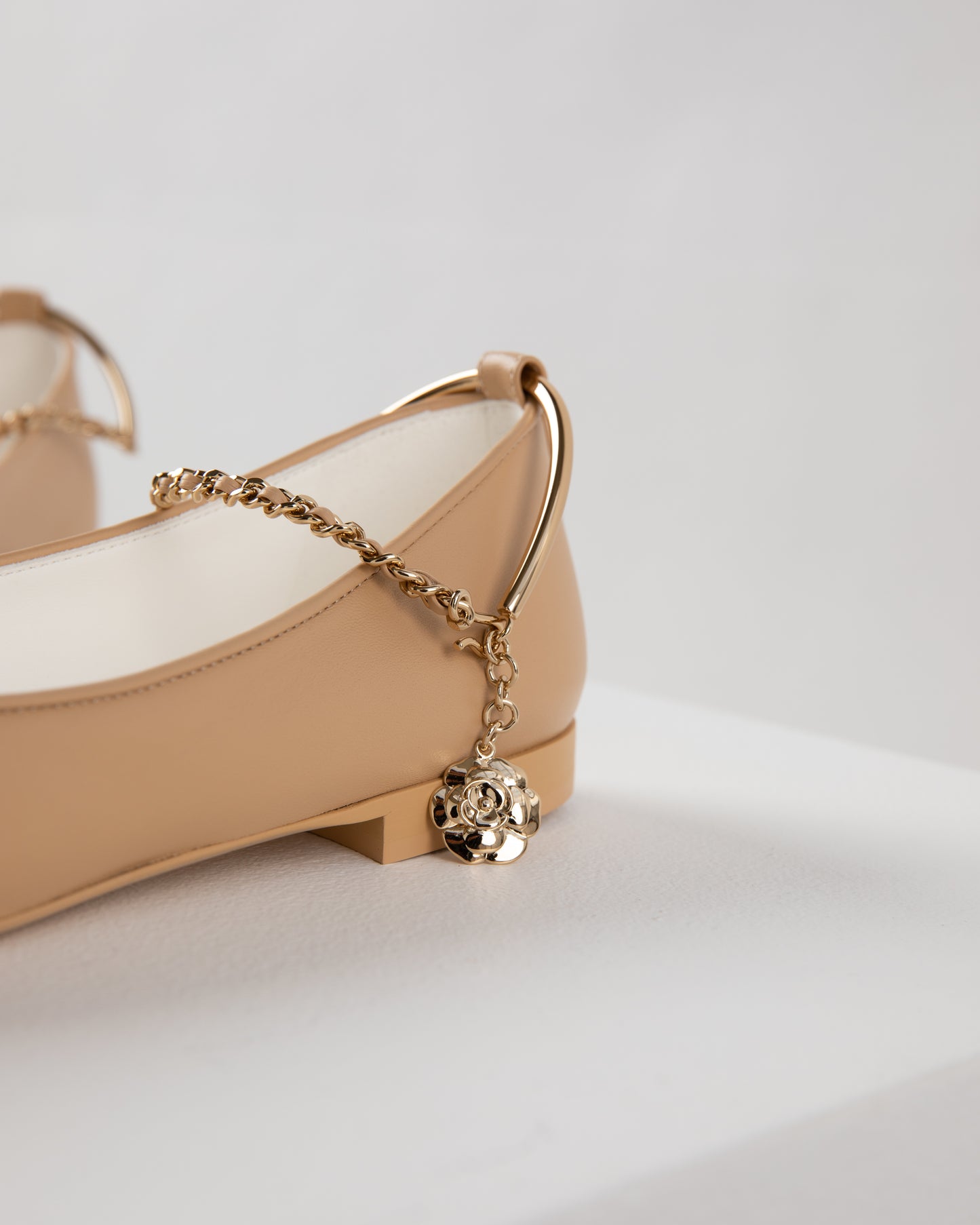 Chanel Ballerina Flat Shoes in Beige