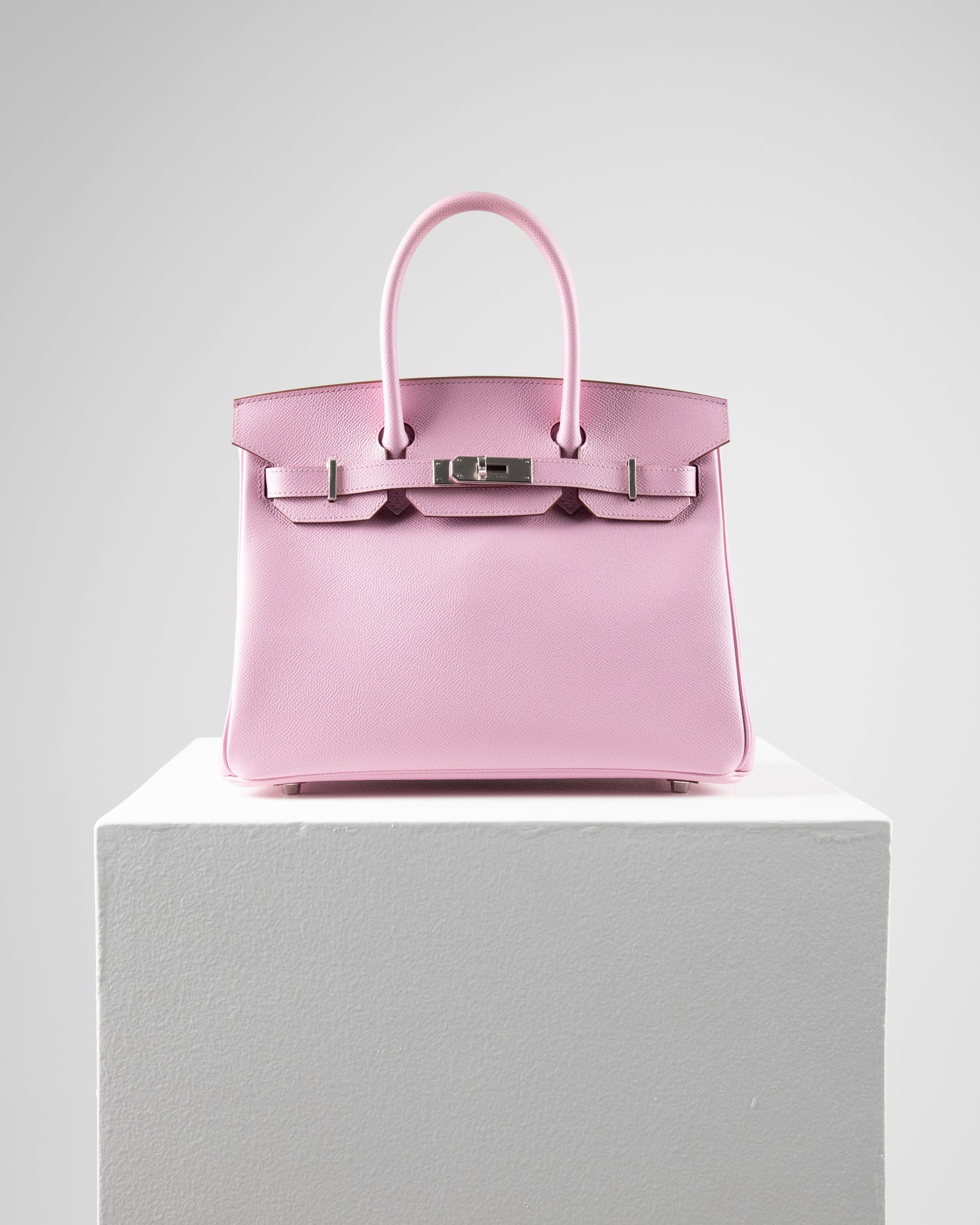 Birkin 30 Mauve Sylvestre in Epsom Leather with Palladium Hardware