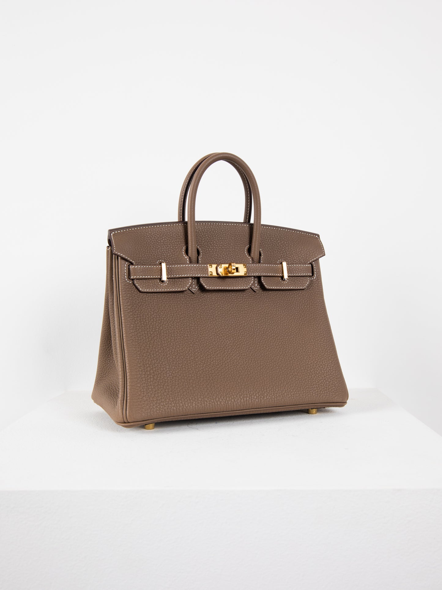 Birkin 25 in Etoupe Togo Gold Hardware
