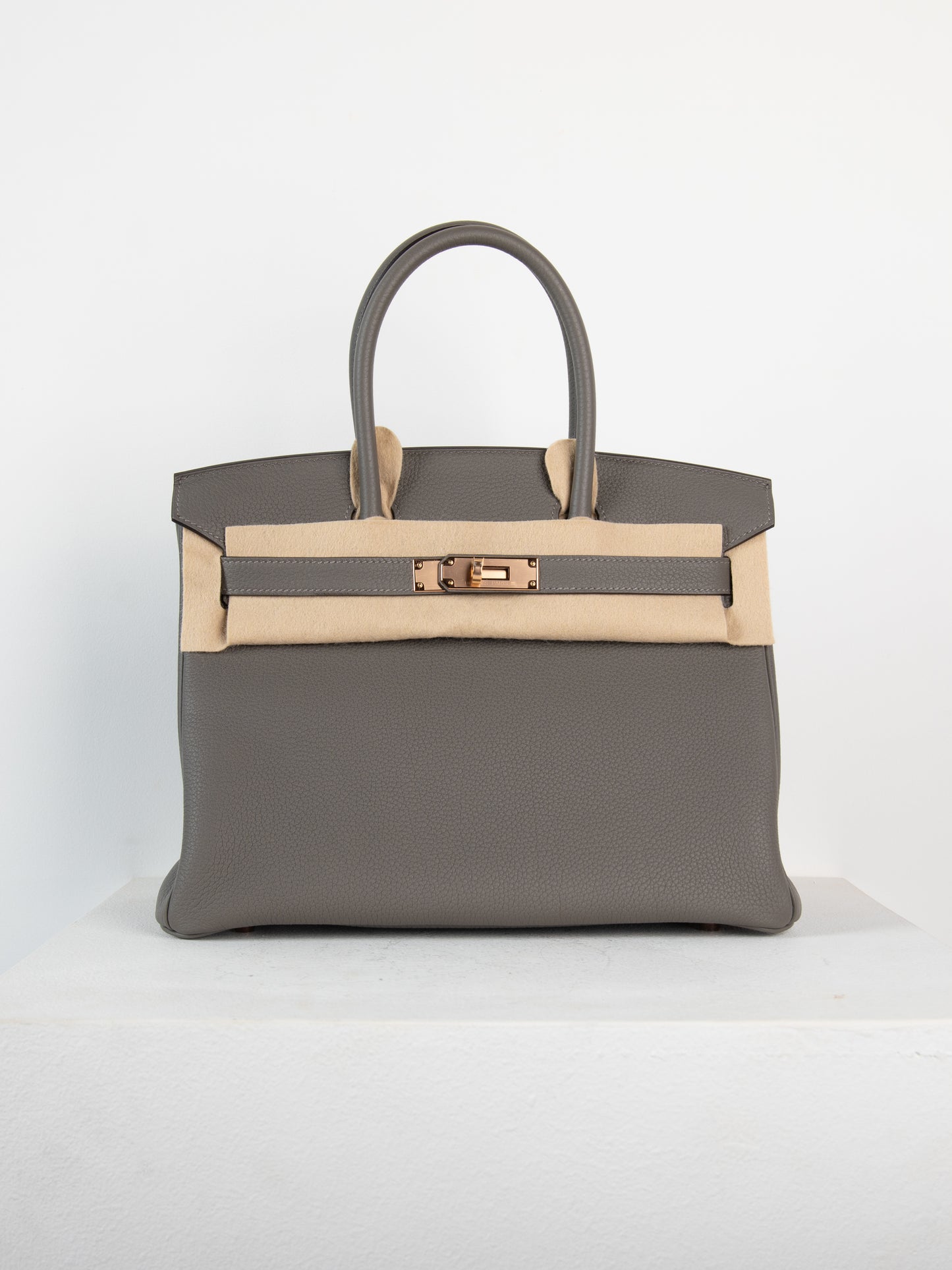 Birkin 30 in Gris Meyer Togo with Rose Gold Hardware