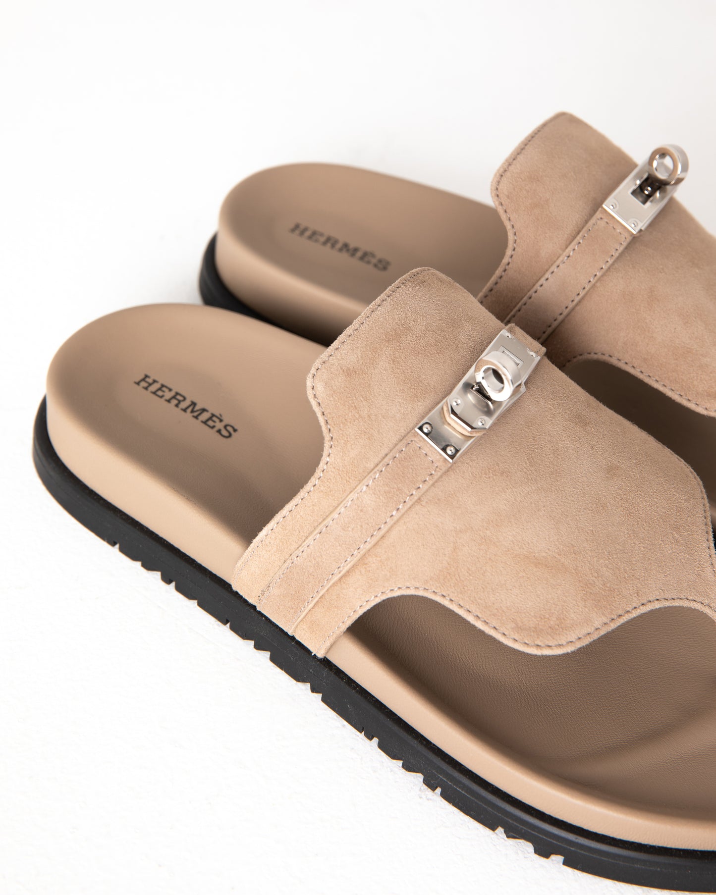 Empire Sandal in Nude with Palladium Hardware