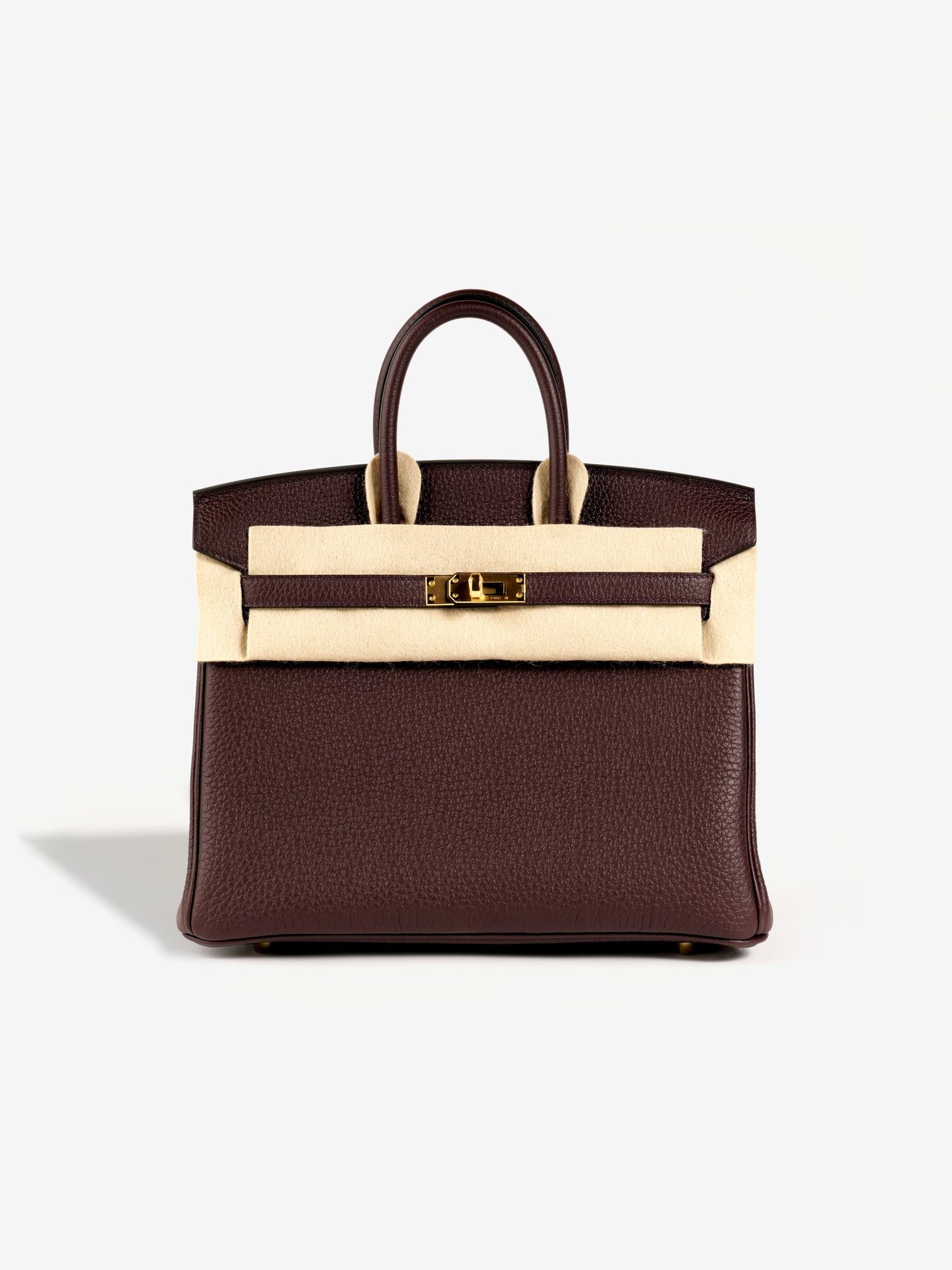 Birkin 25 Rouge Sellier with Gold Hardware