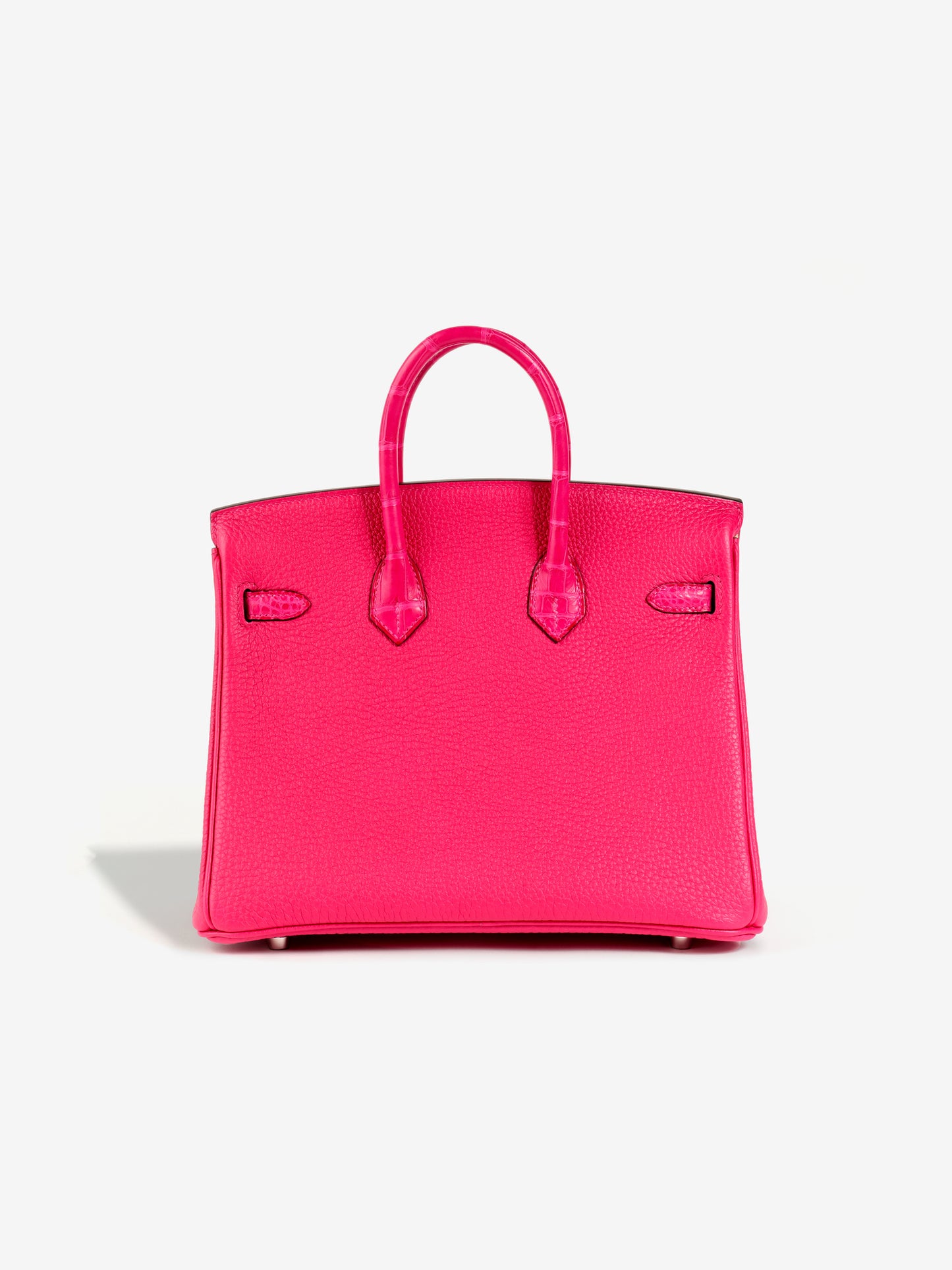 Birkin 25 Touch Rose Shocking with Palladium Hardware
