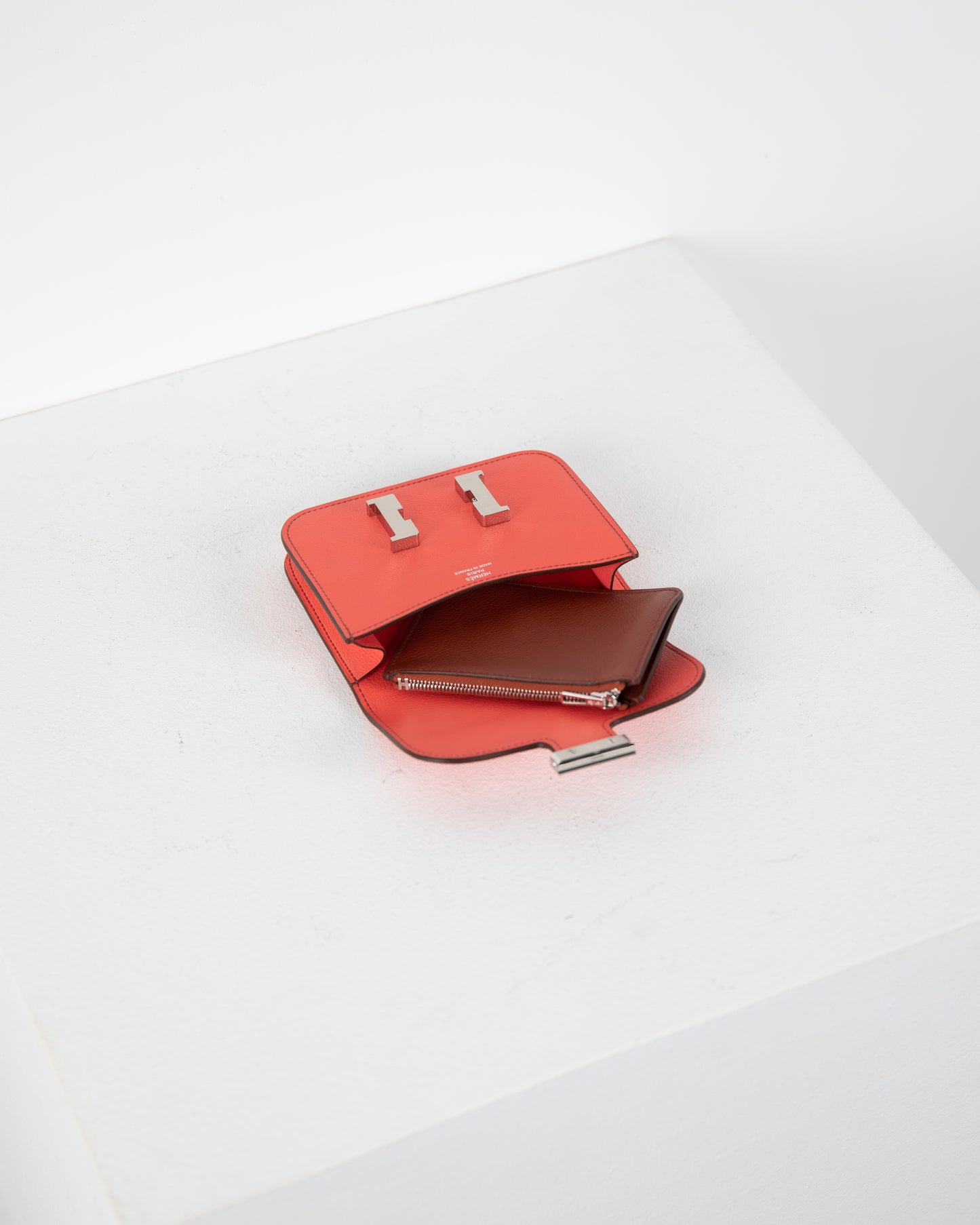 Constance Slim Compact Rose Texas / Sienne with Palladium Hardware