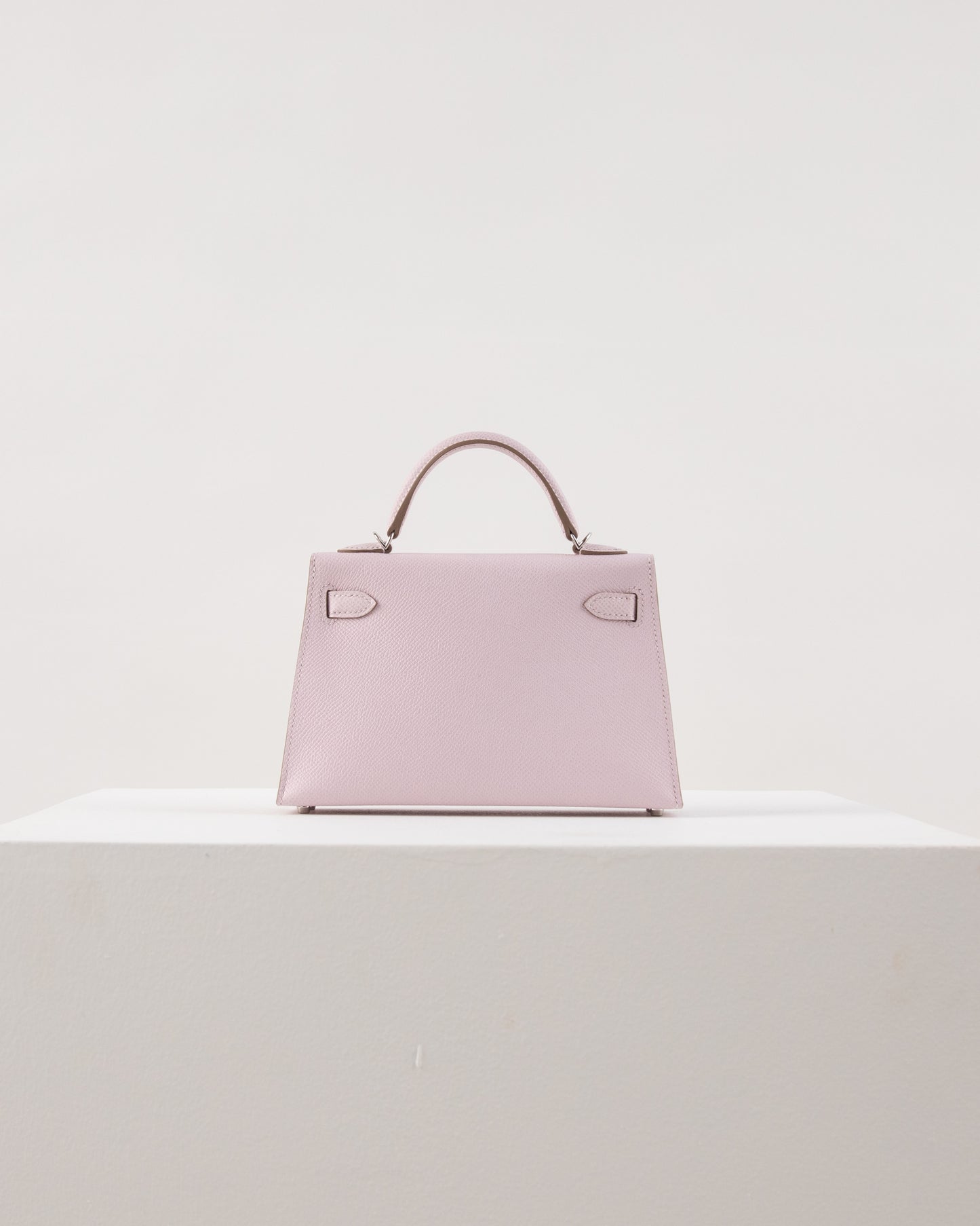 Kelly 20 Mauve Pale in Epsom Leather with Palladium Hardware