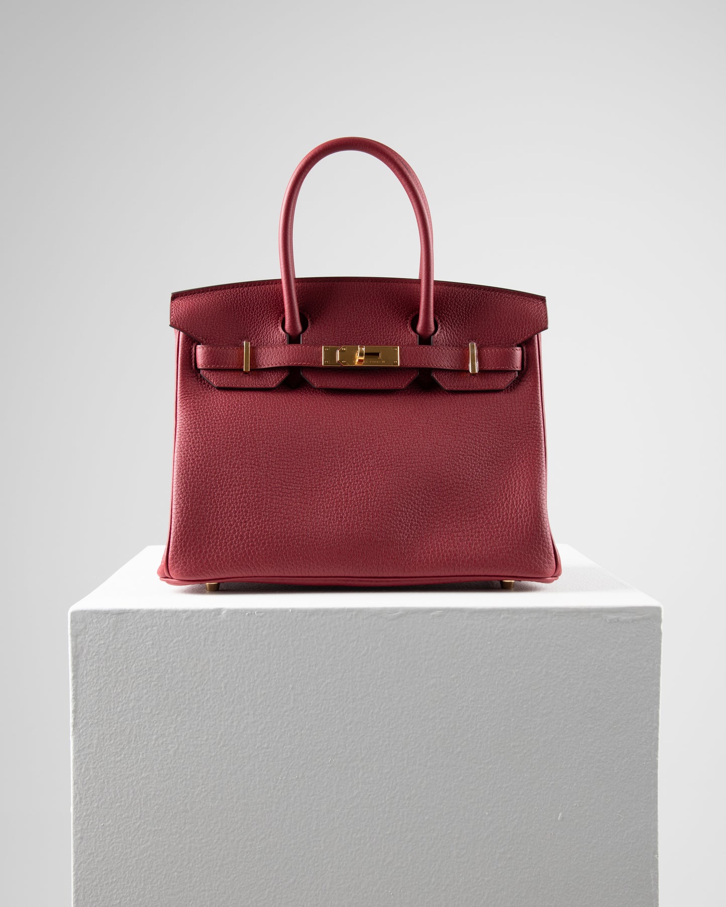 Birkin 30 Rouge Grenat in Togo Leather with Gold Hardware