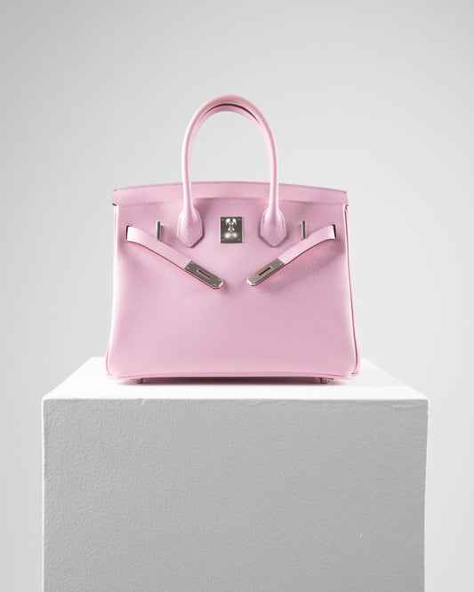 Birkin 30 Mauve Sylvestre in Epsom Leather with Palladium Hardware