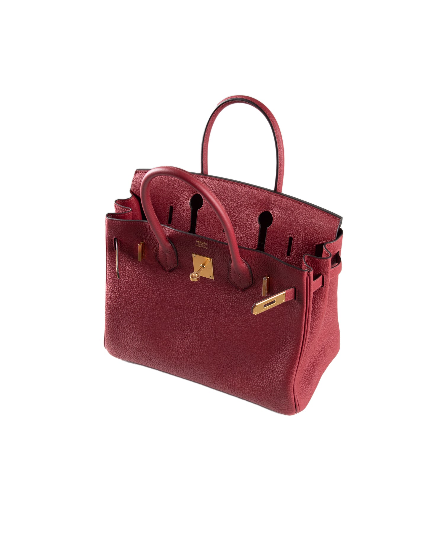 Birkin 30 Rouge Grenat in Togo Leather with Gold Hardware