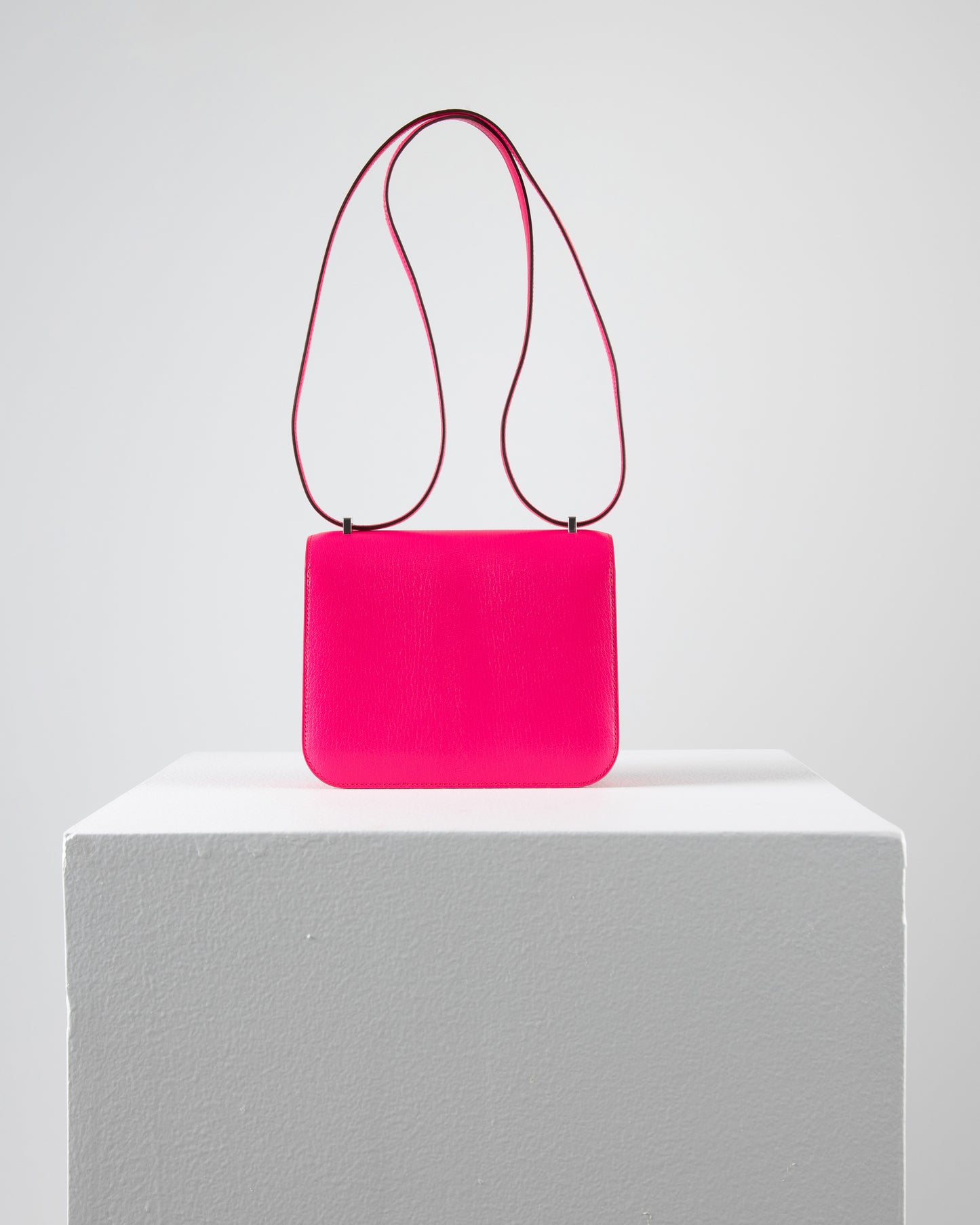 Constance 18 Rose Pop in Chevre Leather with Palladium Hardware