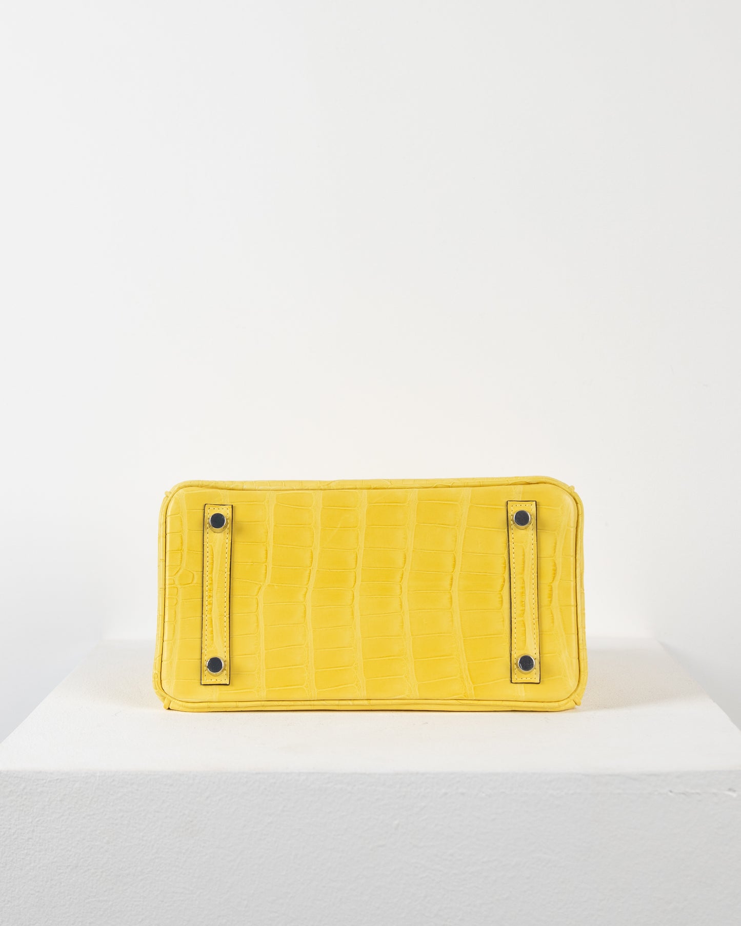 Birkin 25 in Mimosa Crocodile with Gold Hardware