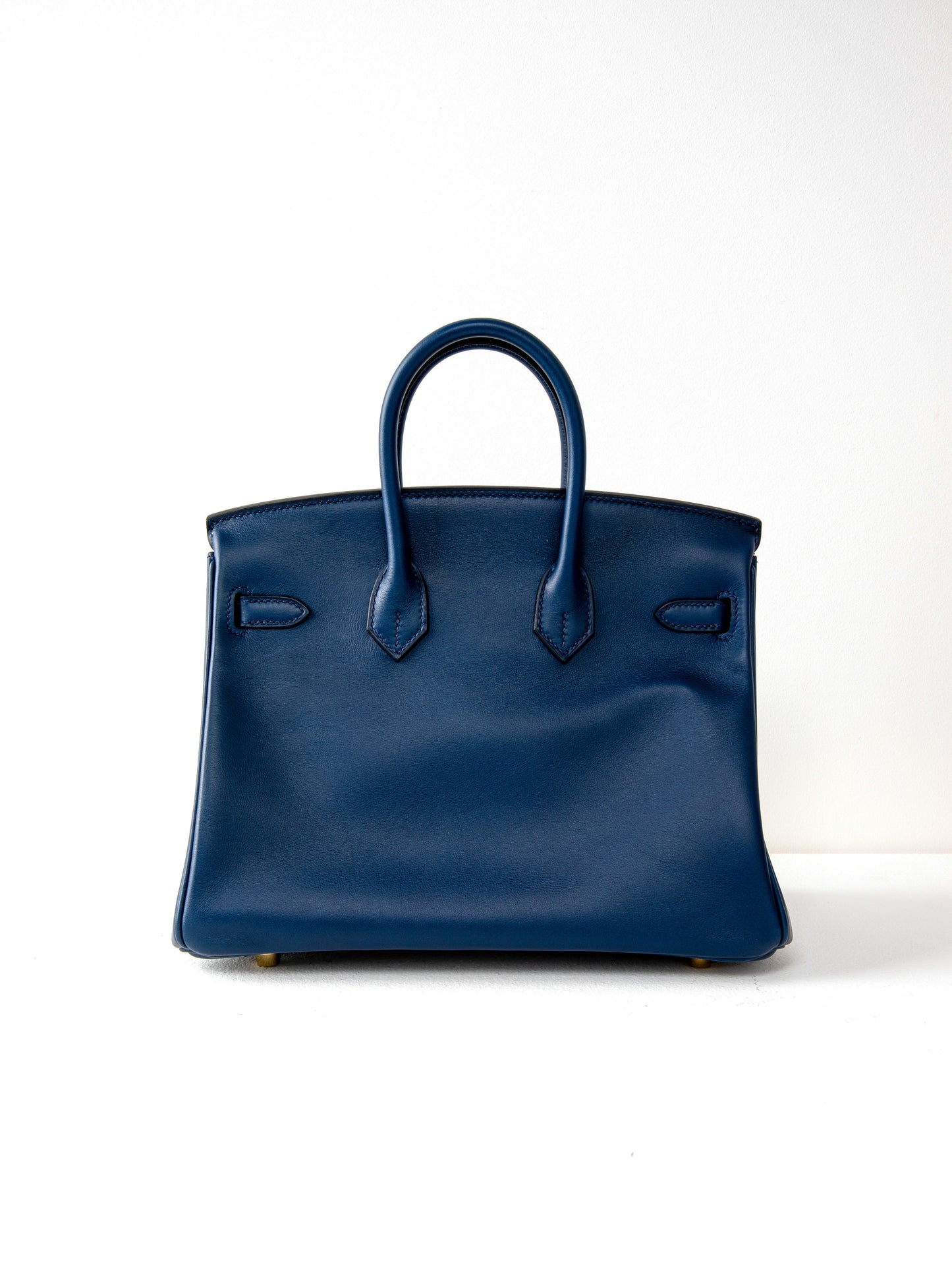 Birkin 25 Bleu Saphir Swift Leather with Gold Hardware