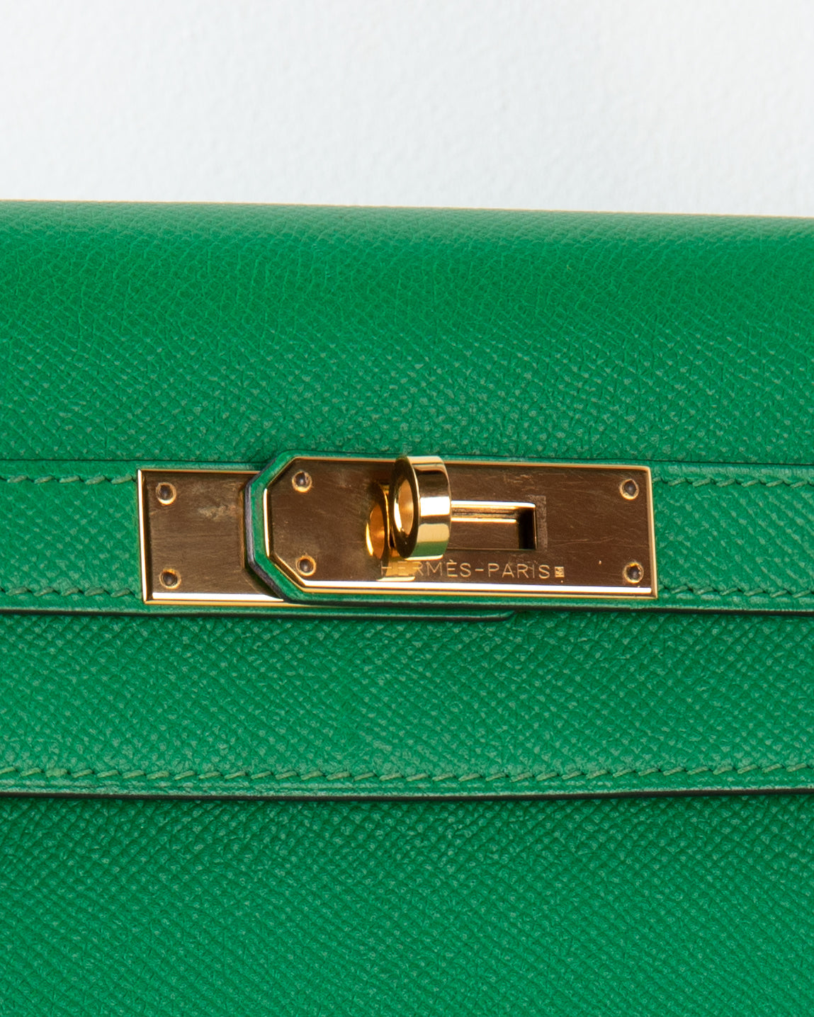 Kelly 35 Sellier in Bambou Epsom Leather with Gold Hardware
