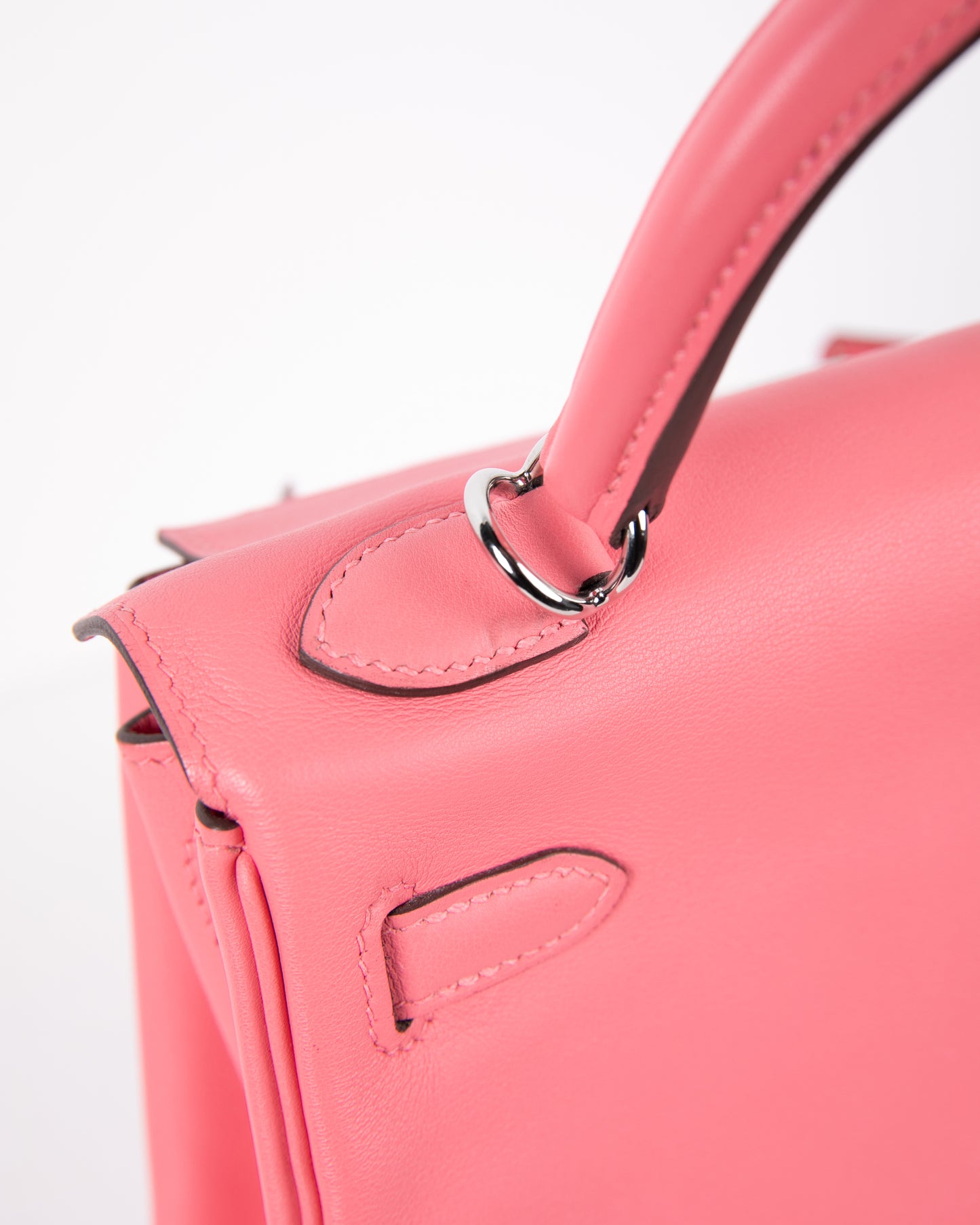 Kelly 25 in Rose Azalee Swift with Palladium Hardware