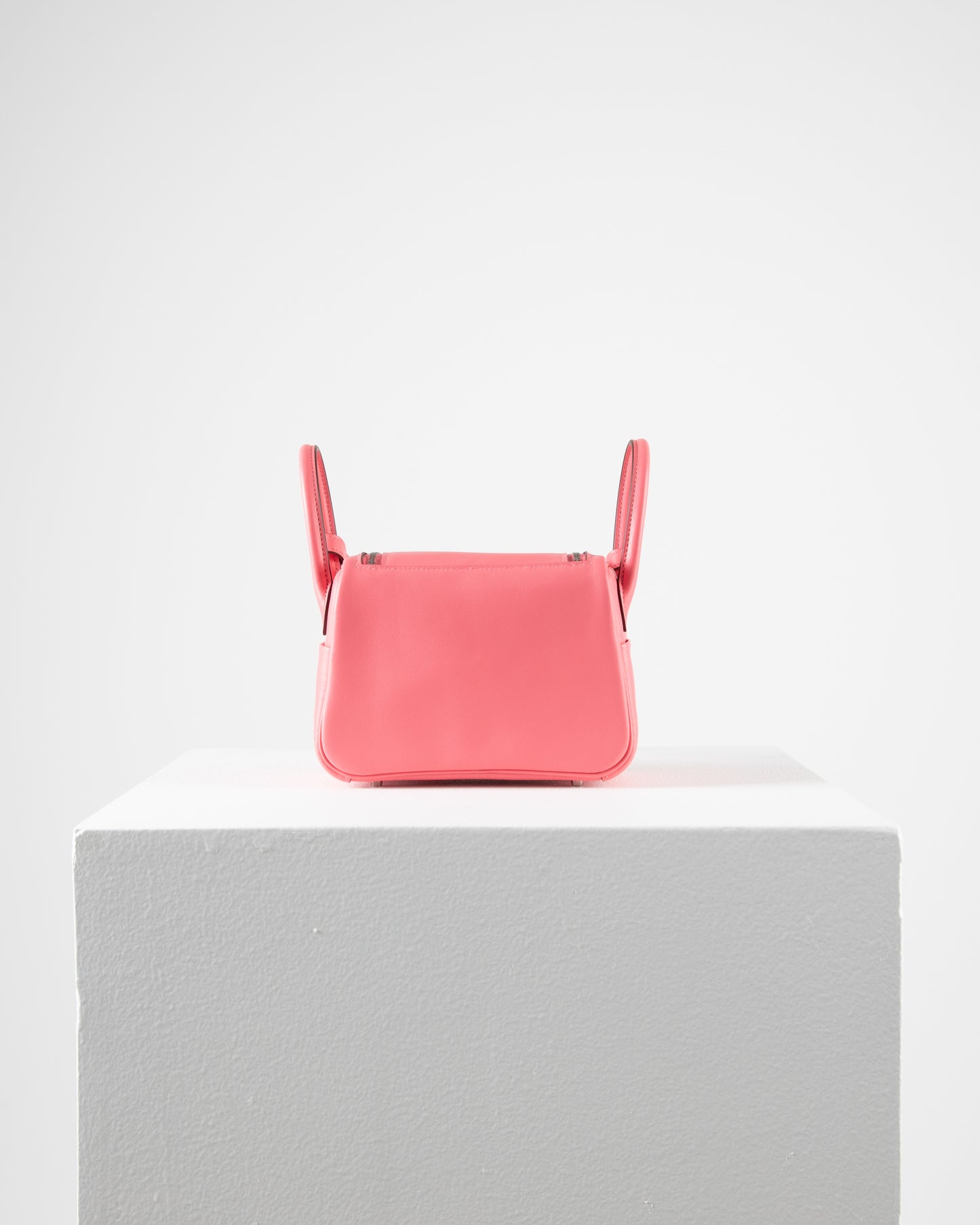 Mini Lindy Rose Azalee in Swift Leather with Palladium Hardware