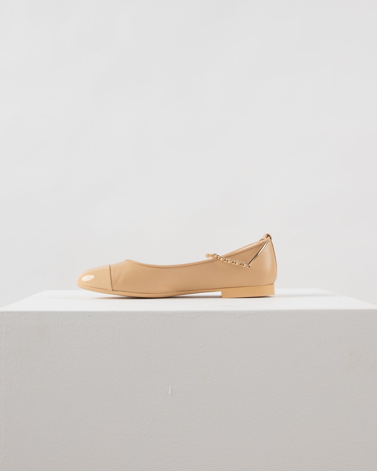 Chanel Ballerina Flat Shoes in Beige