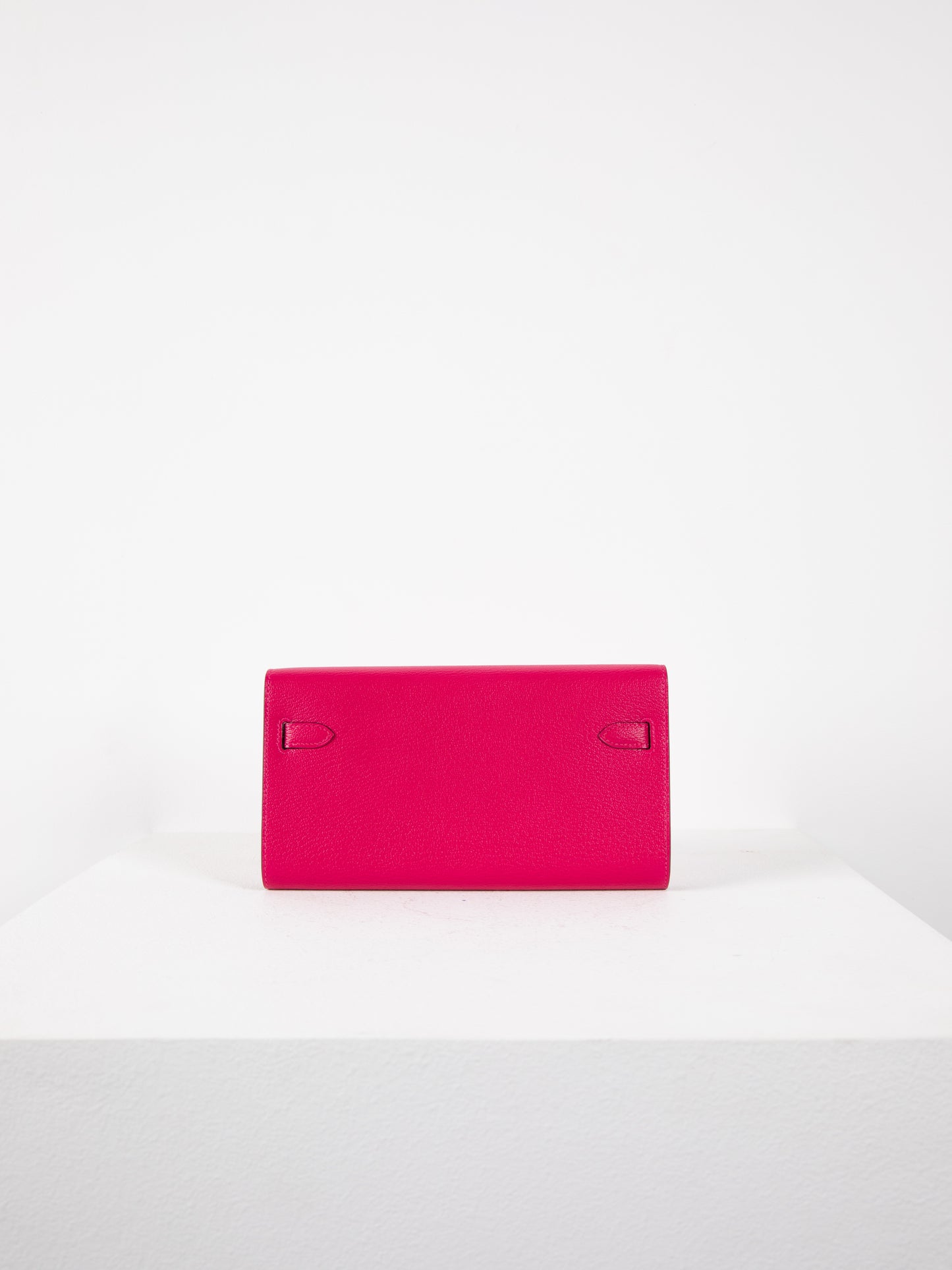 Kelly To Go in Chevre Mysore Rose Mexico with Palladium Hardware