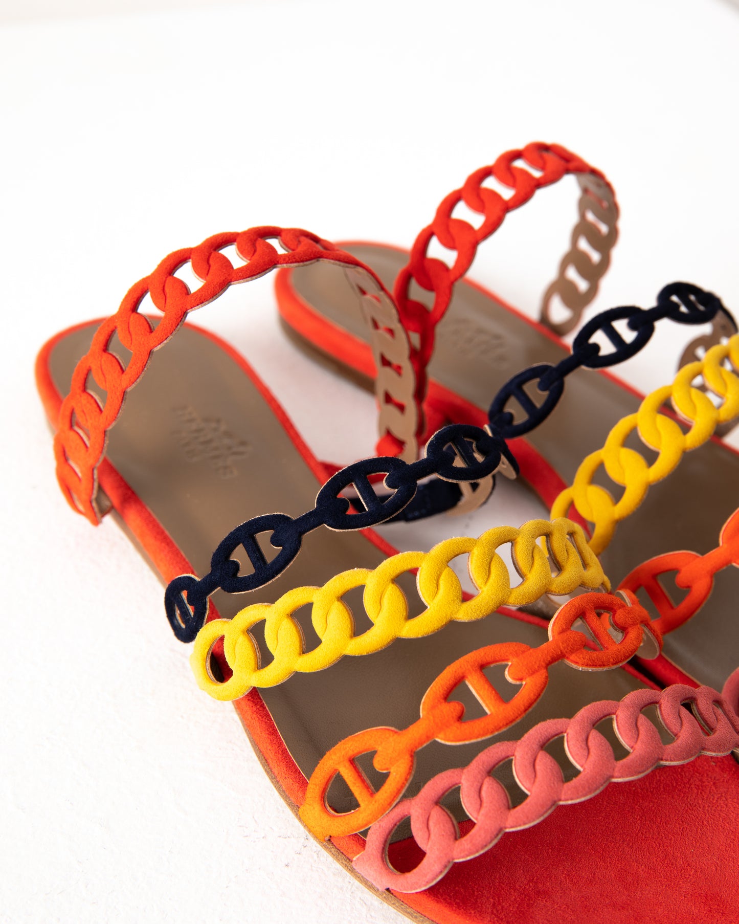 Thalassa Sandal in Multicolor Red