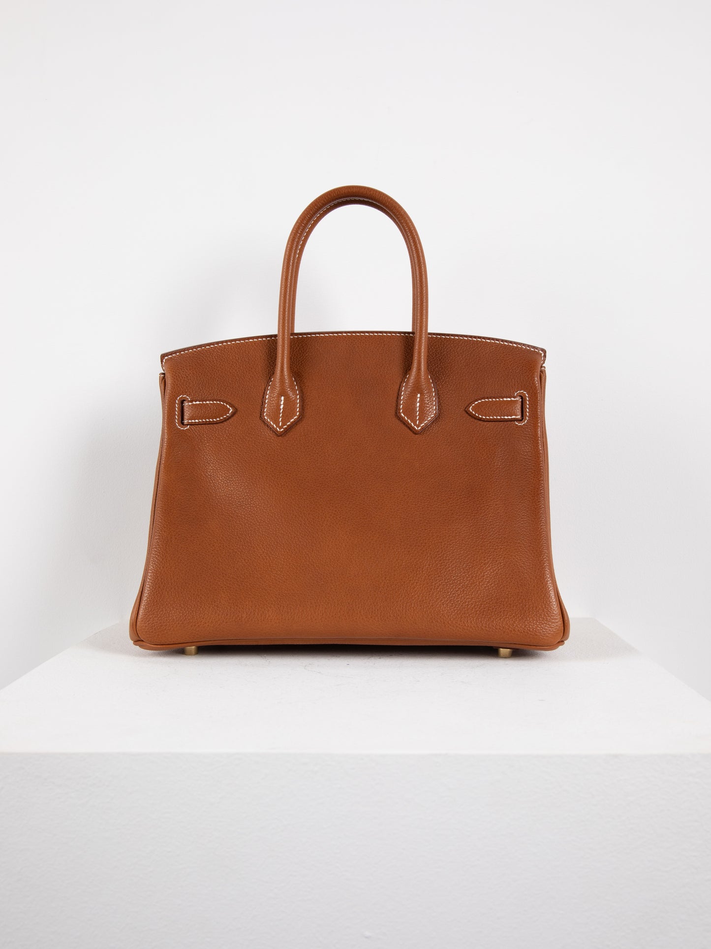Birkin 30 in Gold Barenia Leather with Gold Hardware