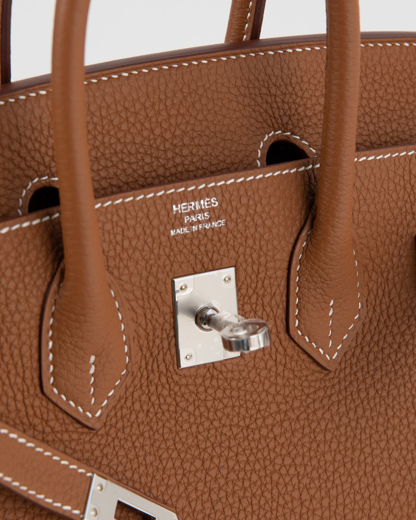 Birkin 25 Gold in Togo Leather with Palladium Hardware