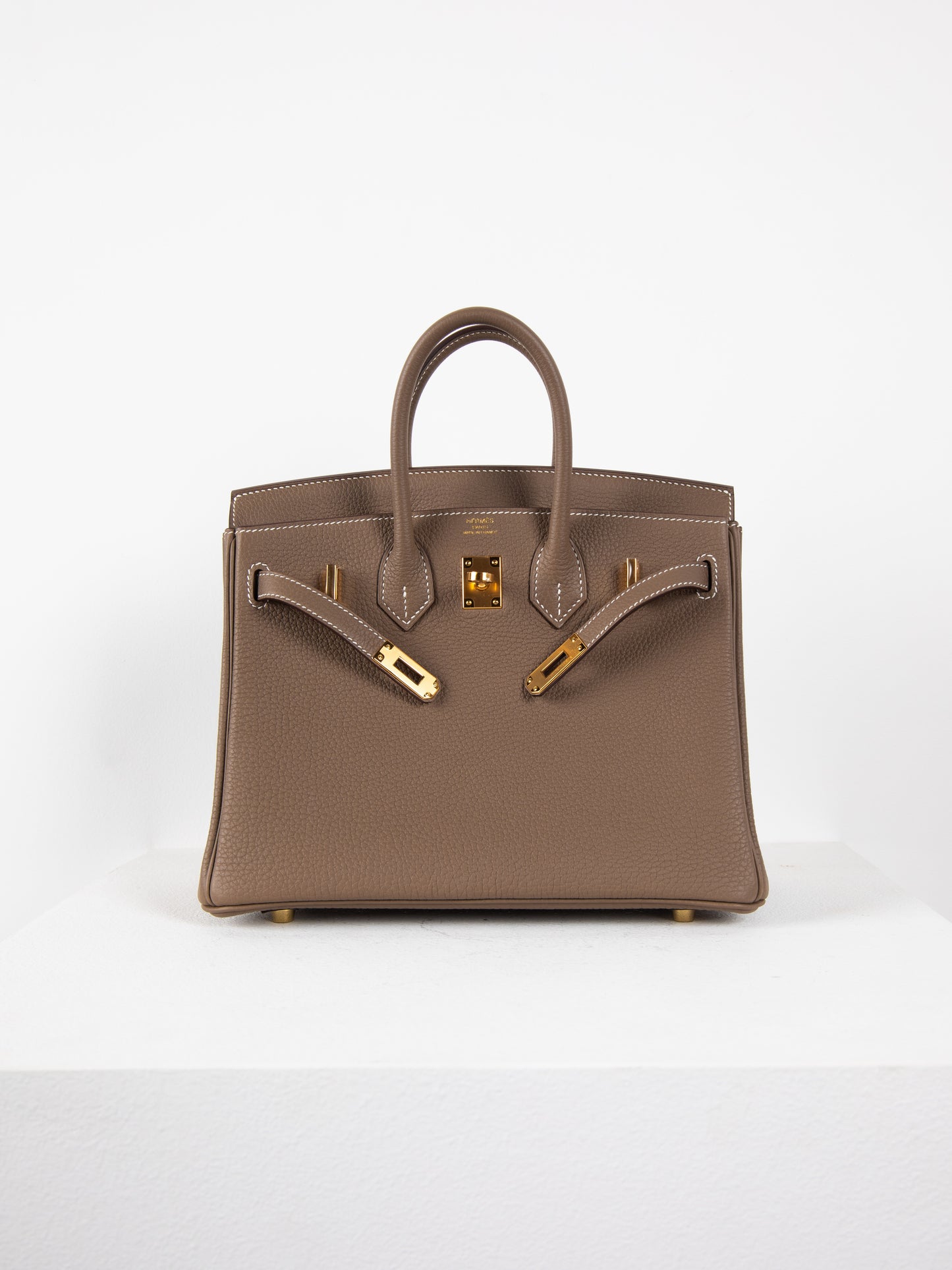 Birkin 25 in Etoupe Togo Gold Hardware