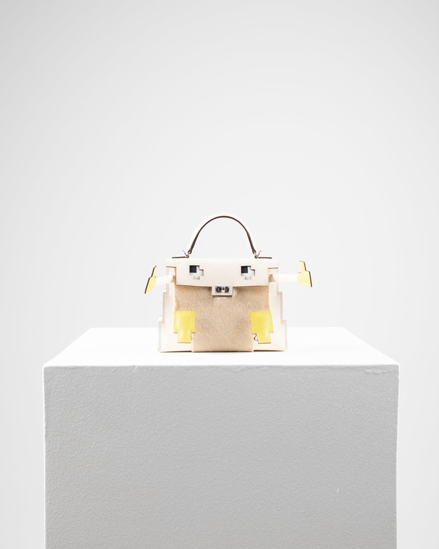 Kelly Doll "Quelle Idolle" Picto Nata in Epsom Leather with Palladium Hardware