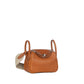 Hermès Mini Lindy in Barénia Faubourg Leather with Palladium Hardware