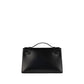 Hermès Kelly Pochette Daisy in Black Box Leather with White & Jaune Chèvre Inlay and Gold Hardware