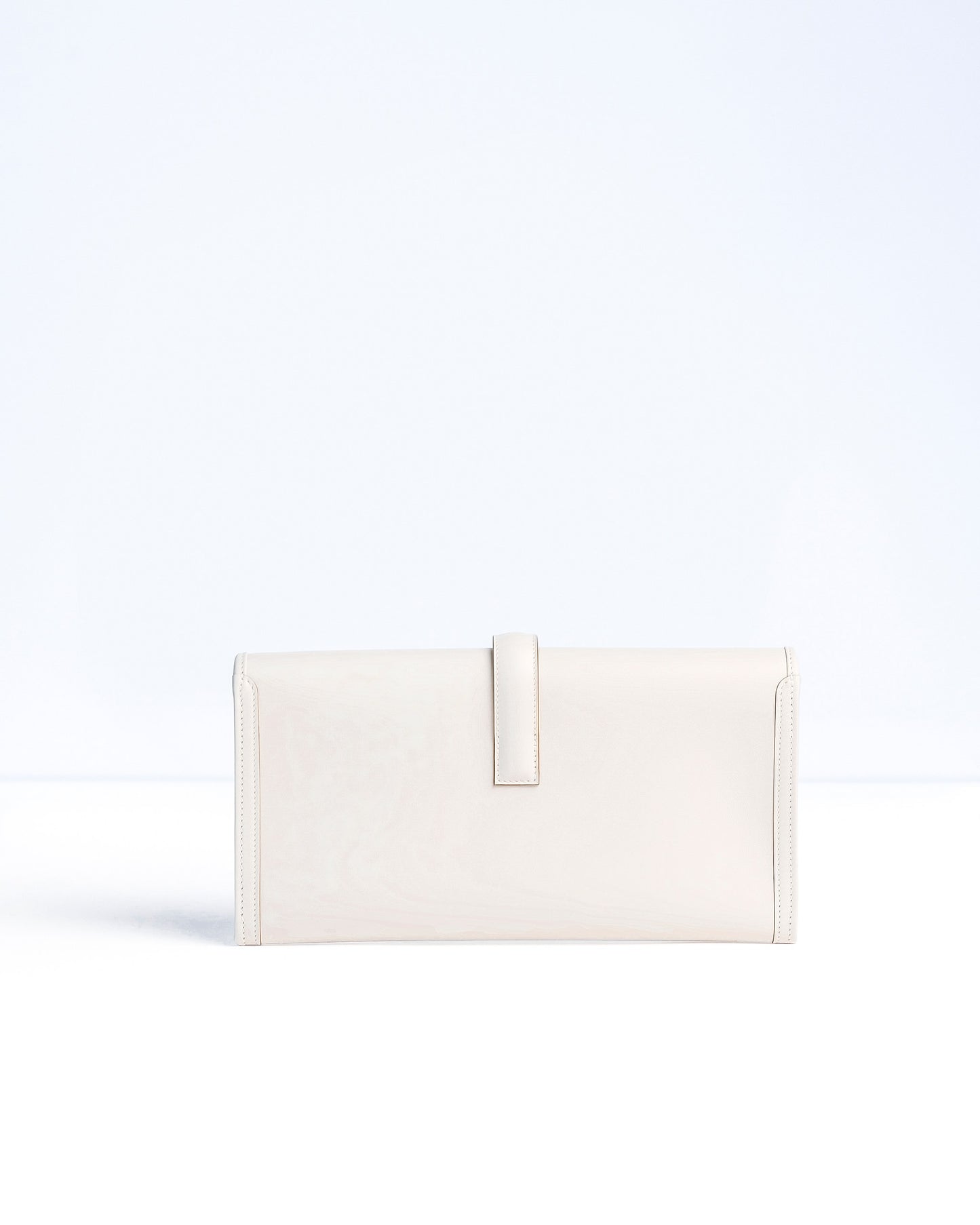 Hermès Jige Clutch Gris Pale in Swift Leather