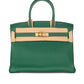 Birkin 30 Vert Moyen in Togo Leather with Gold Hardware