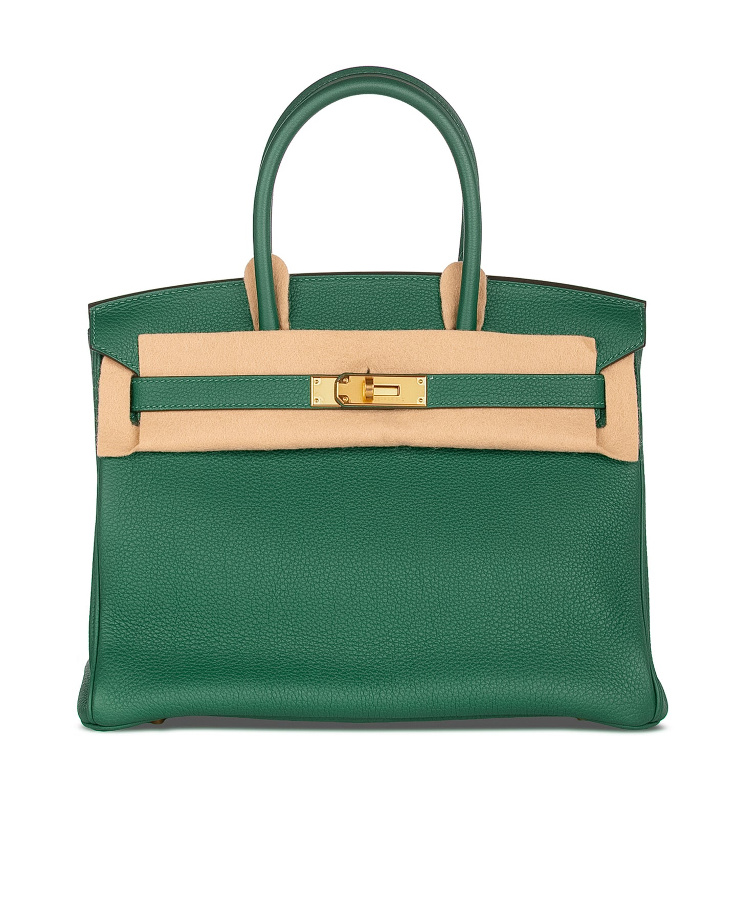 Birkin 30 Vert Moyen in Togo Leather with Gold Hardware