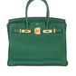 Birkin 30 Vert Moyen in Togo Leather with Gold Hardware