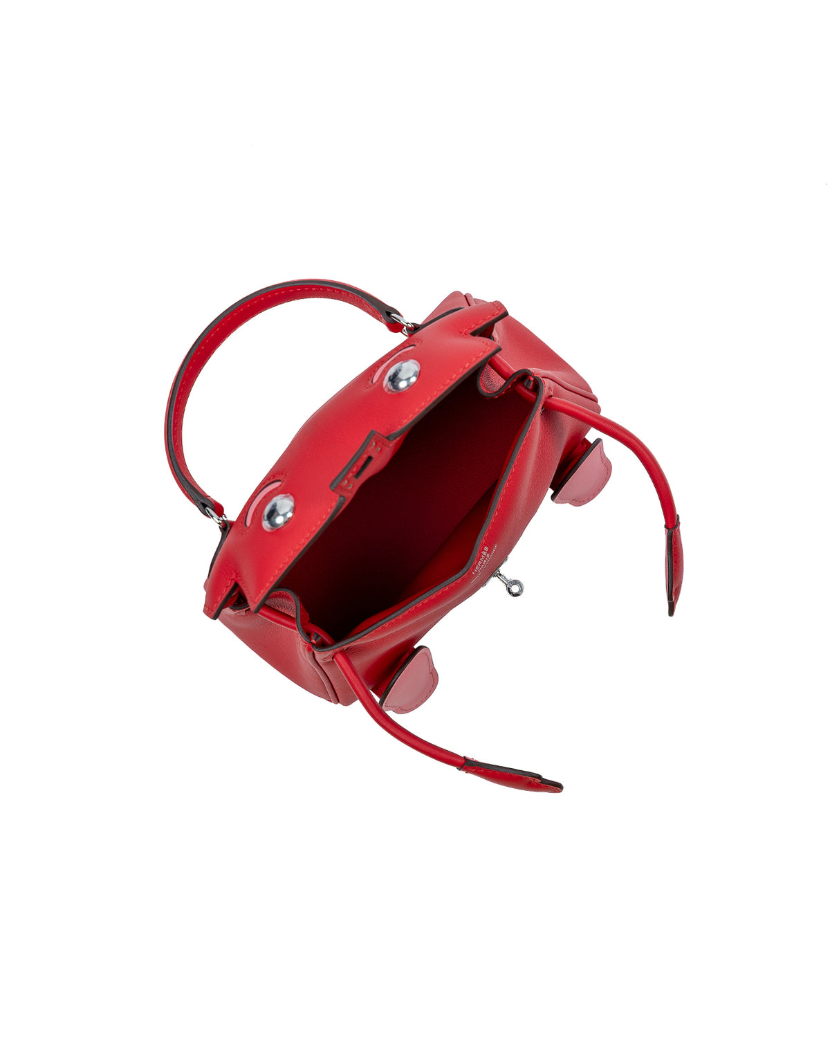 Kelly Doll in Rouge de Coeur and Rose d’Été Swift Leather with Palladium Hardware