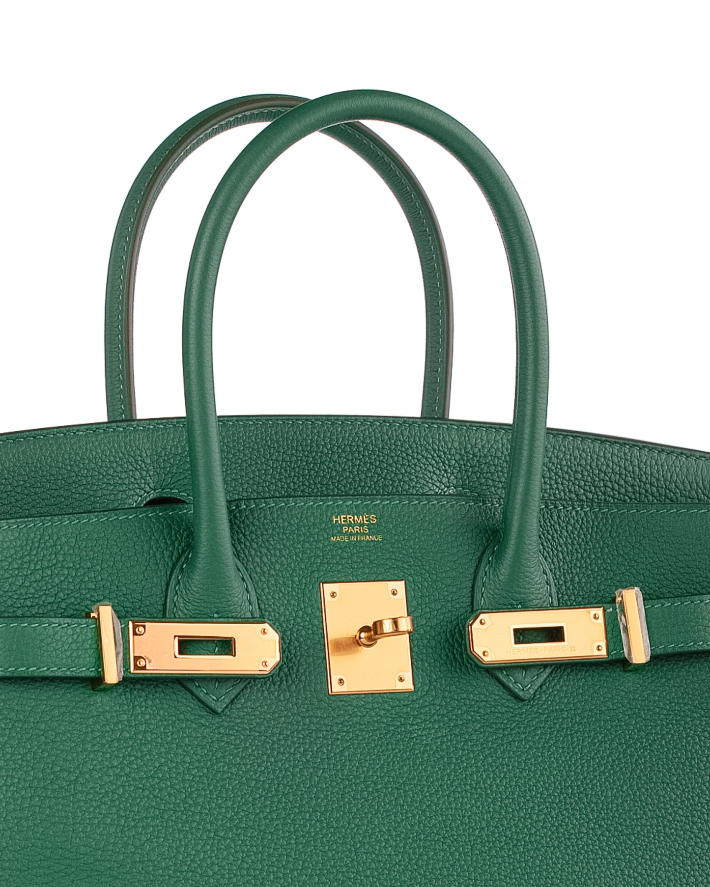 Birkin 30 Vert Moyen in Togo Leather with Gold Hardware